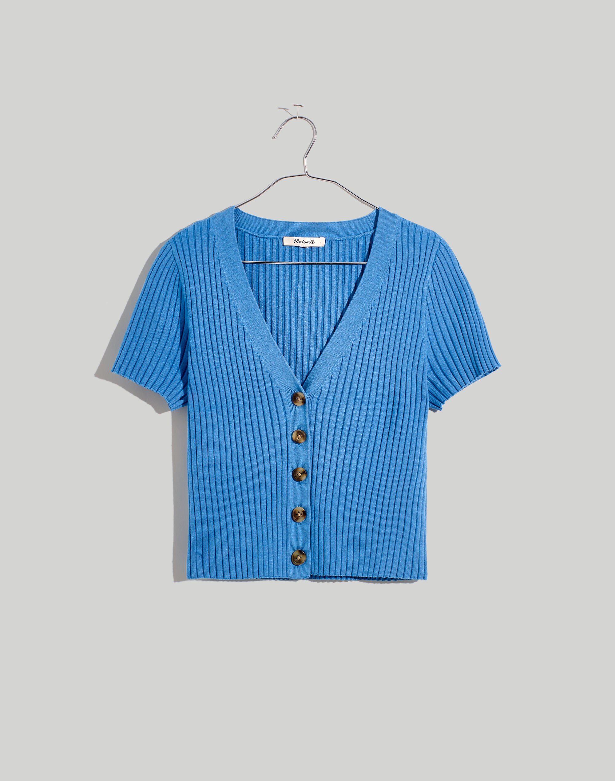 Bray Ribbed Cardigan Sweater