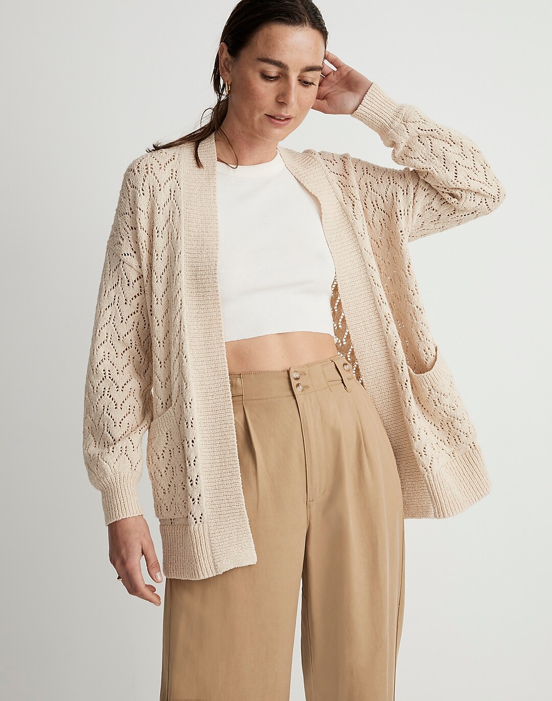 Wilfred Free CABLE KNIT CARDIGAN