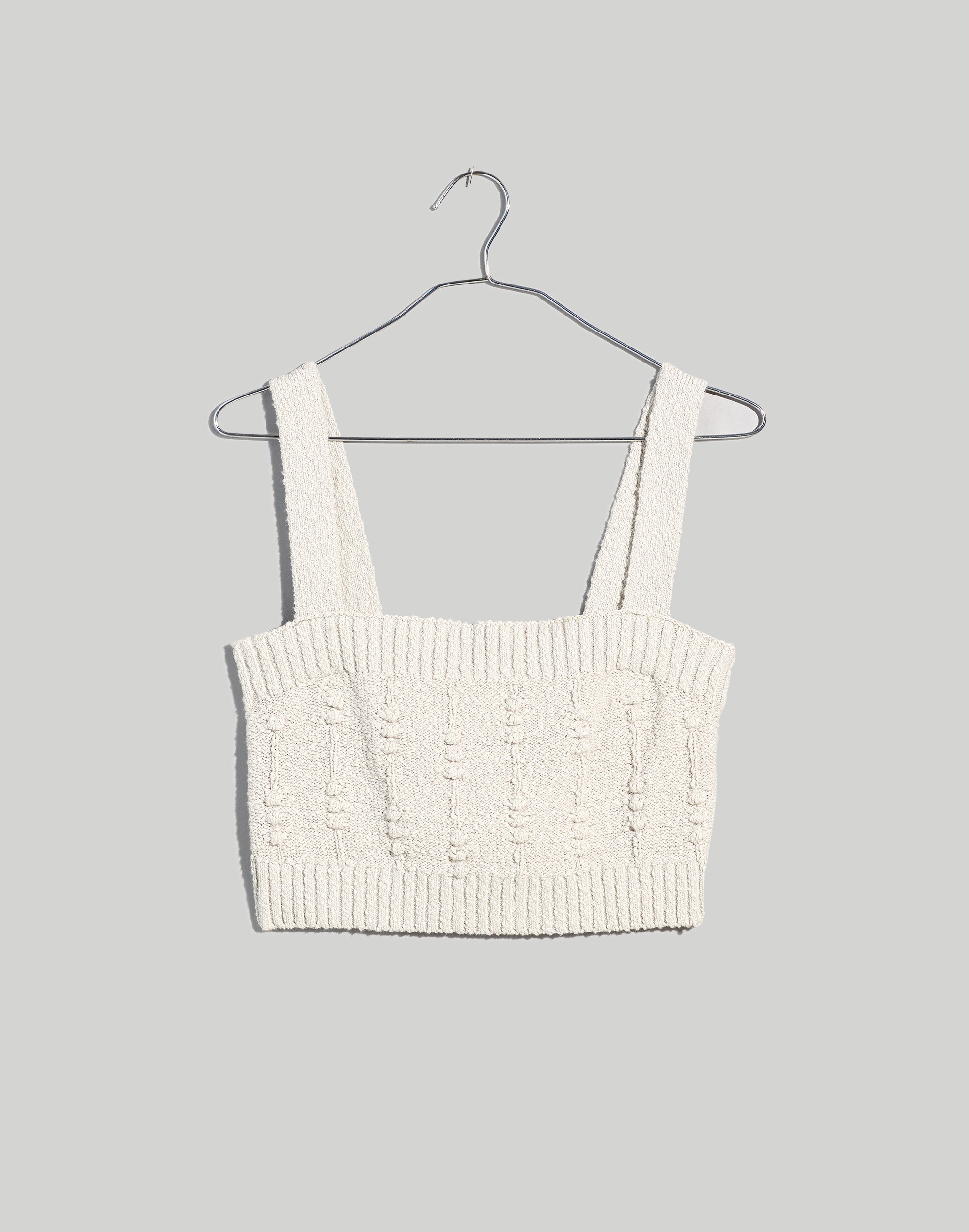 Beeanca Bobble-Knit Tank Sweater