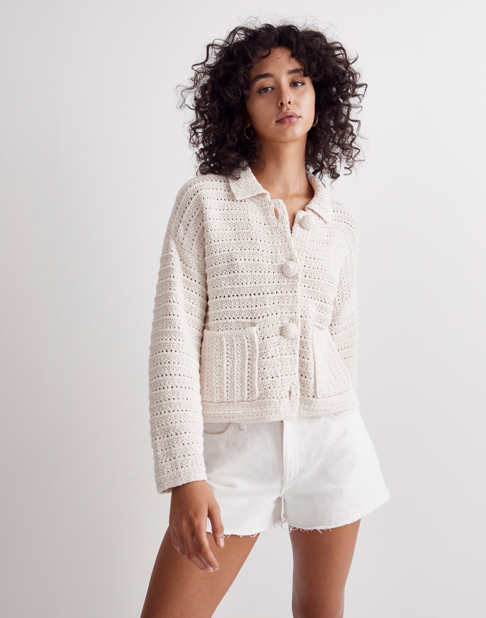 Sophee Patch Pocket Cardigan Sweater