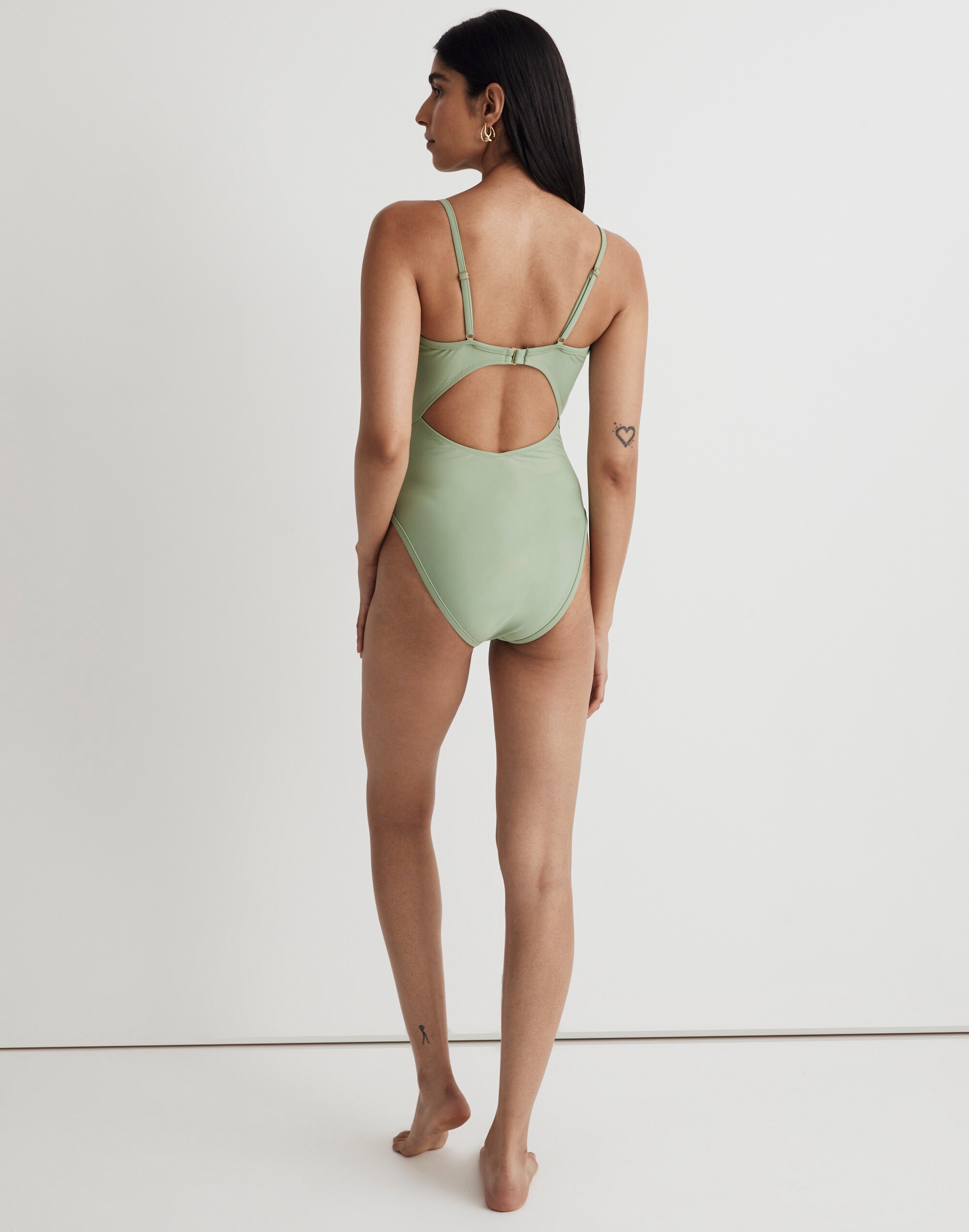 Cinched Cutout One-Piece Swimsuit