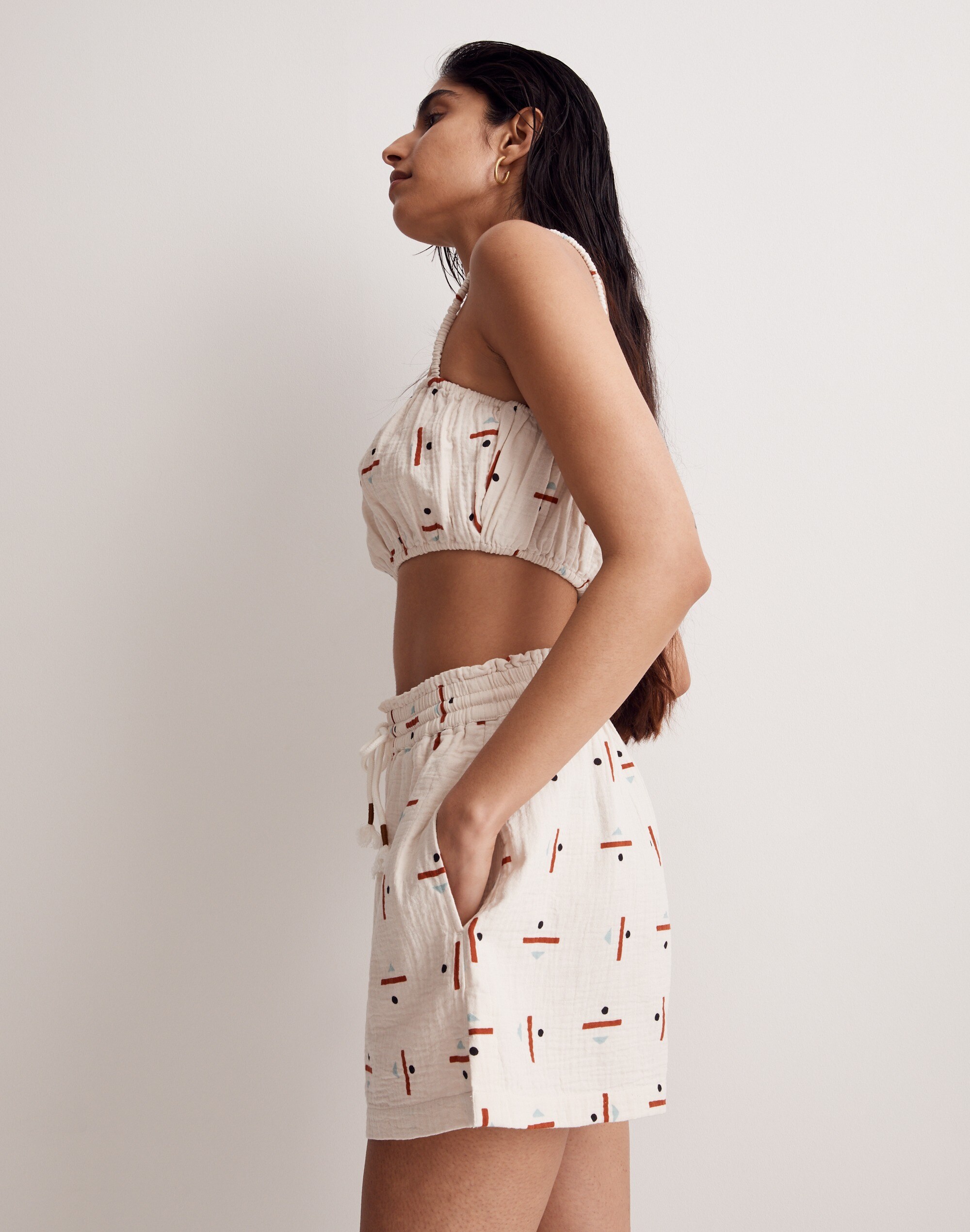 Madewell x Caroline Z Hurley Board Shorts in Tridot