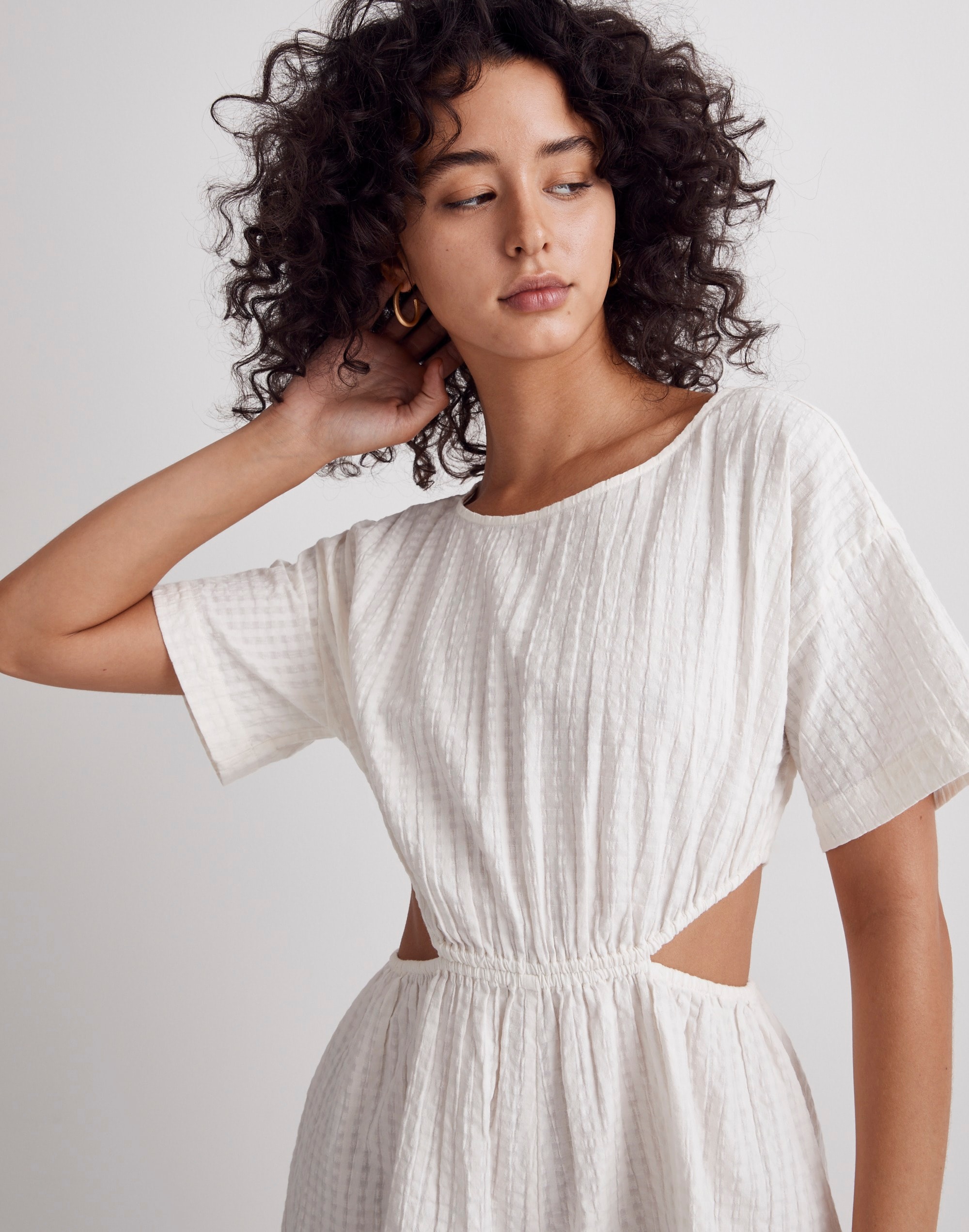 'Faye' Cover-Up Mini Dress