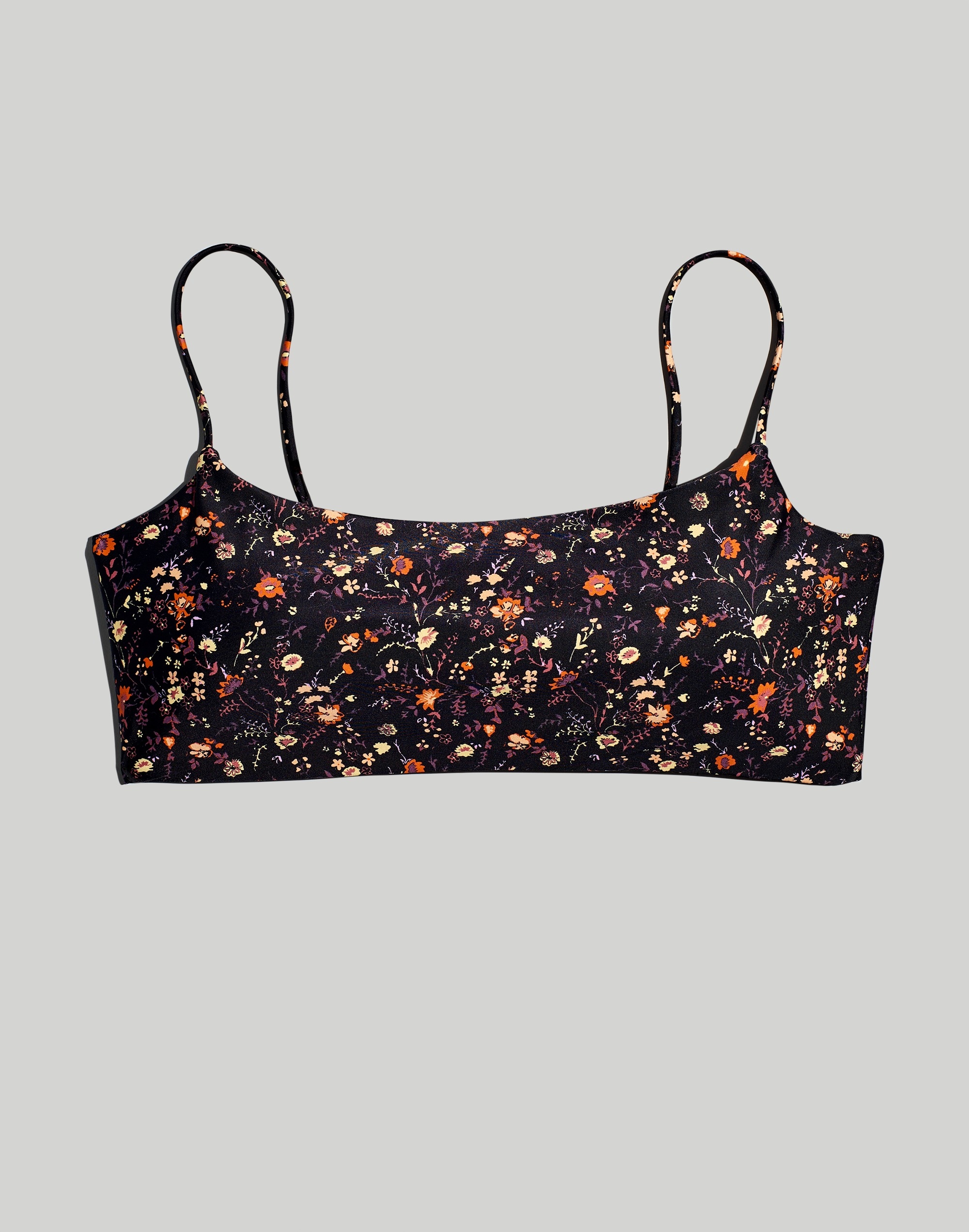 Tie-Back Bikini Top in Free Floral