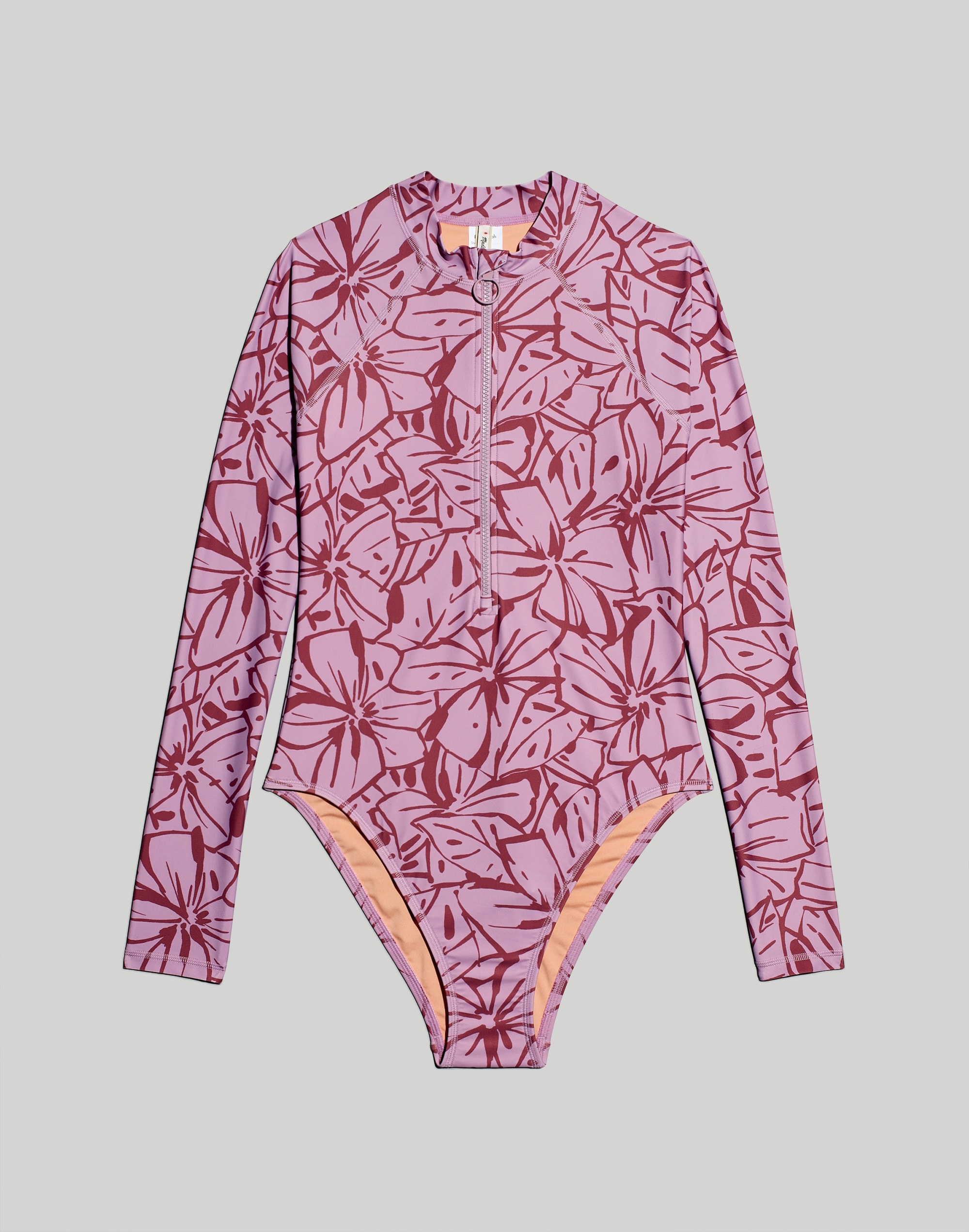 Rash Guard One-Piece Swimsuit