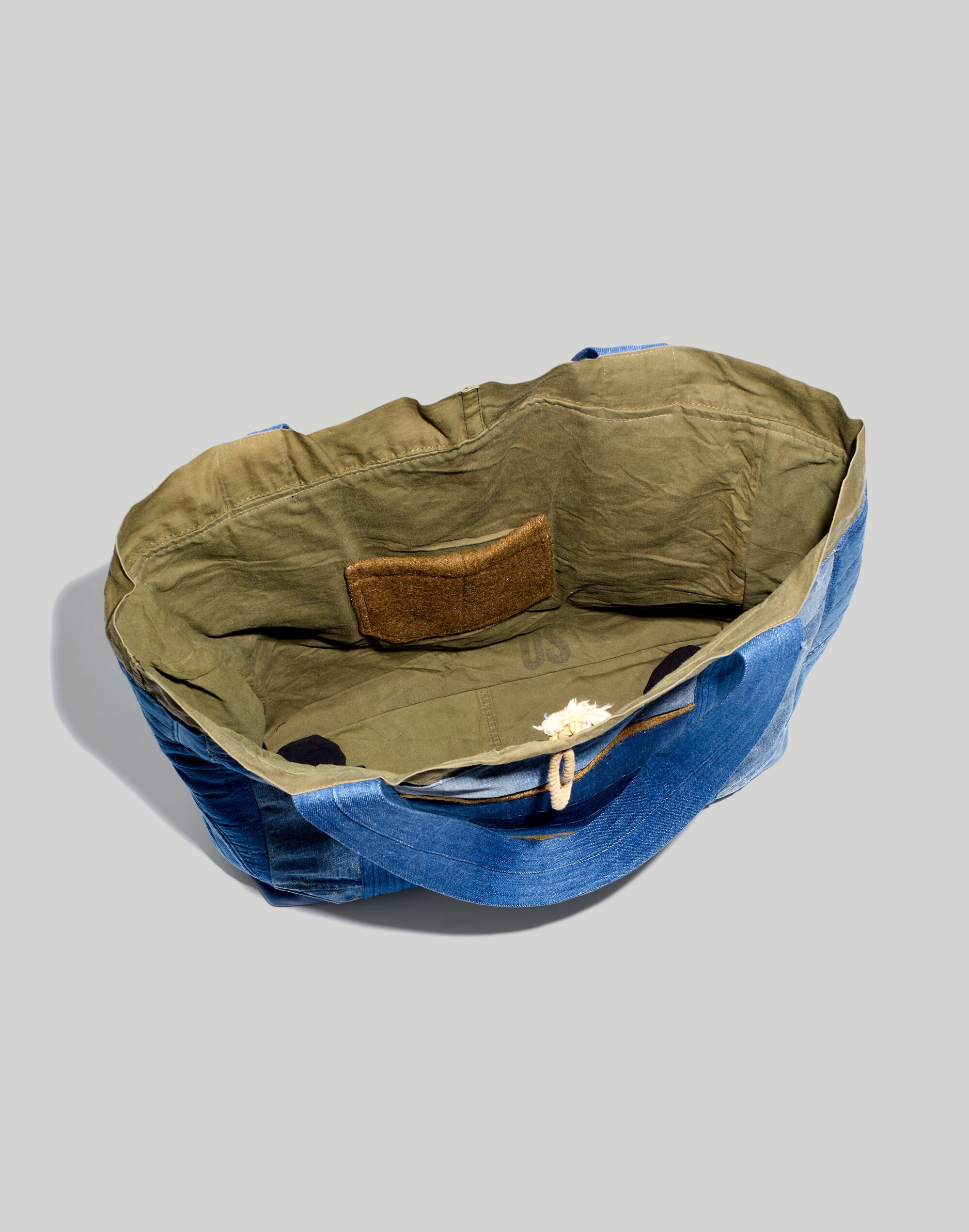 Unisex Upcycled Patchwork Tote