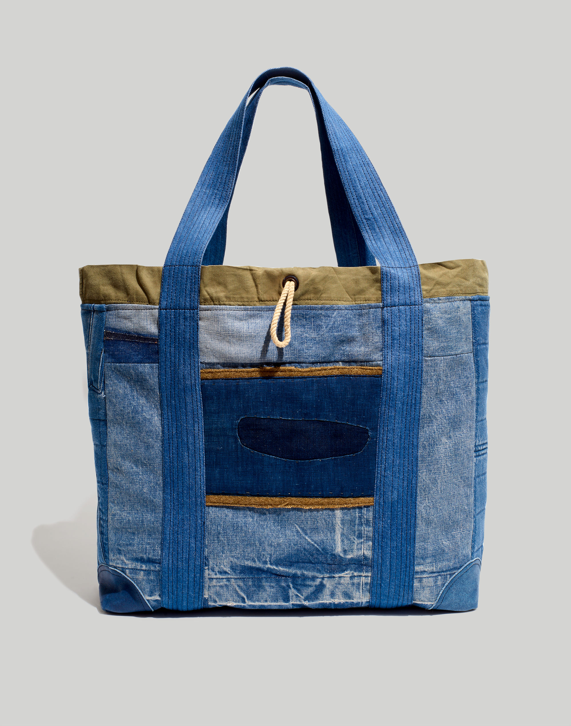 Unisex Upcycled Patchwork Tote
