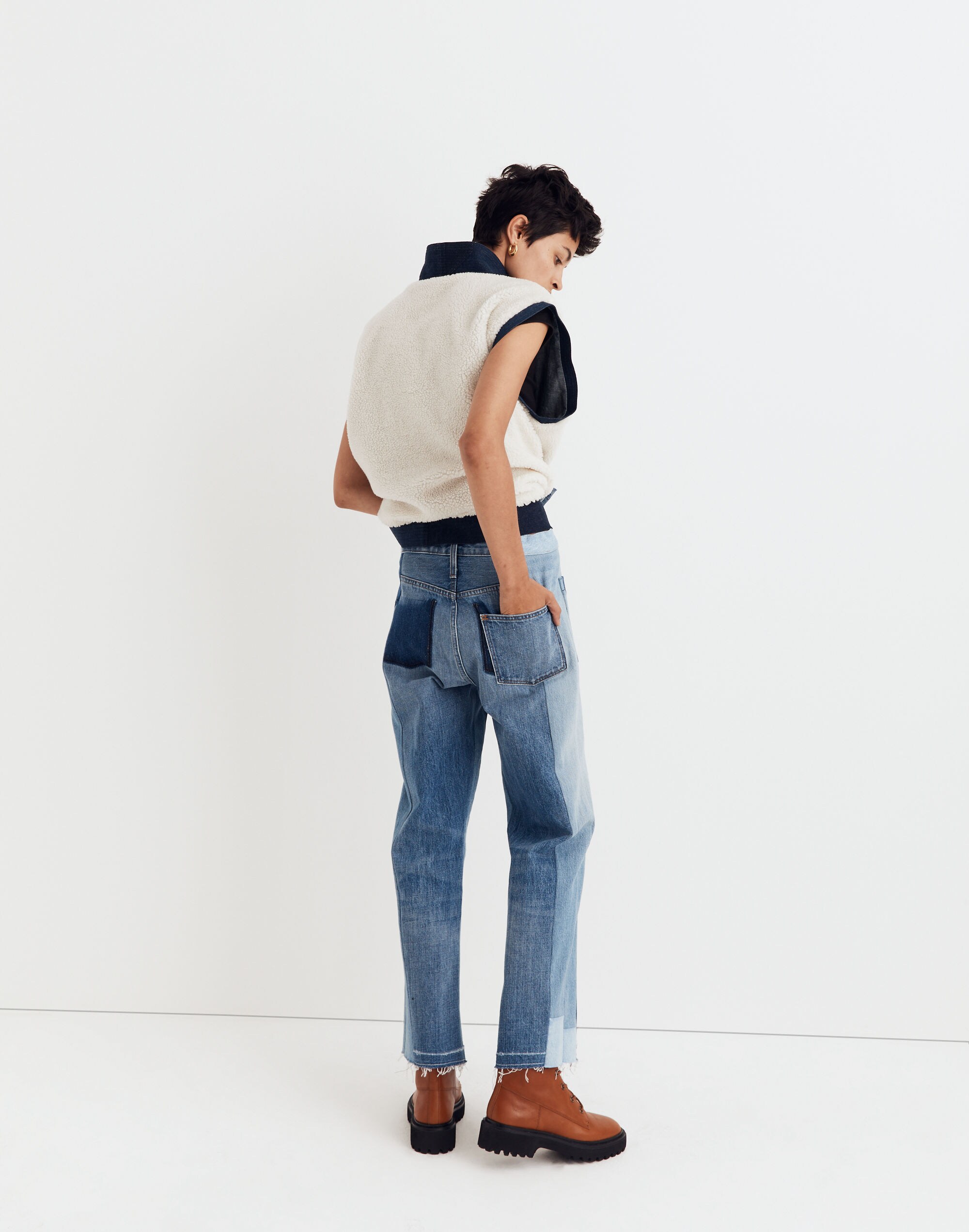 Madewell x Storytellers &amp; Creators Unisex Upcycled Patchwork Pants