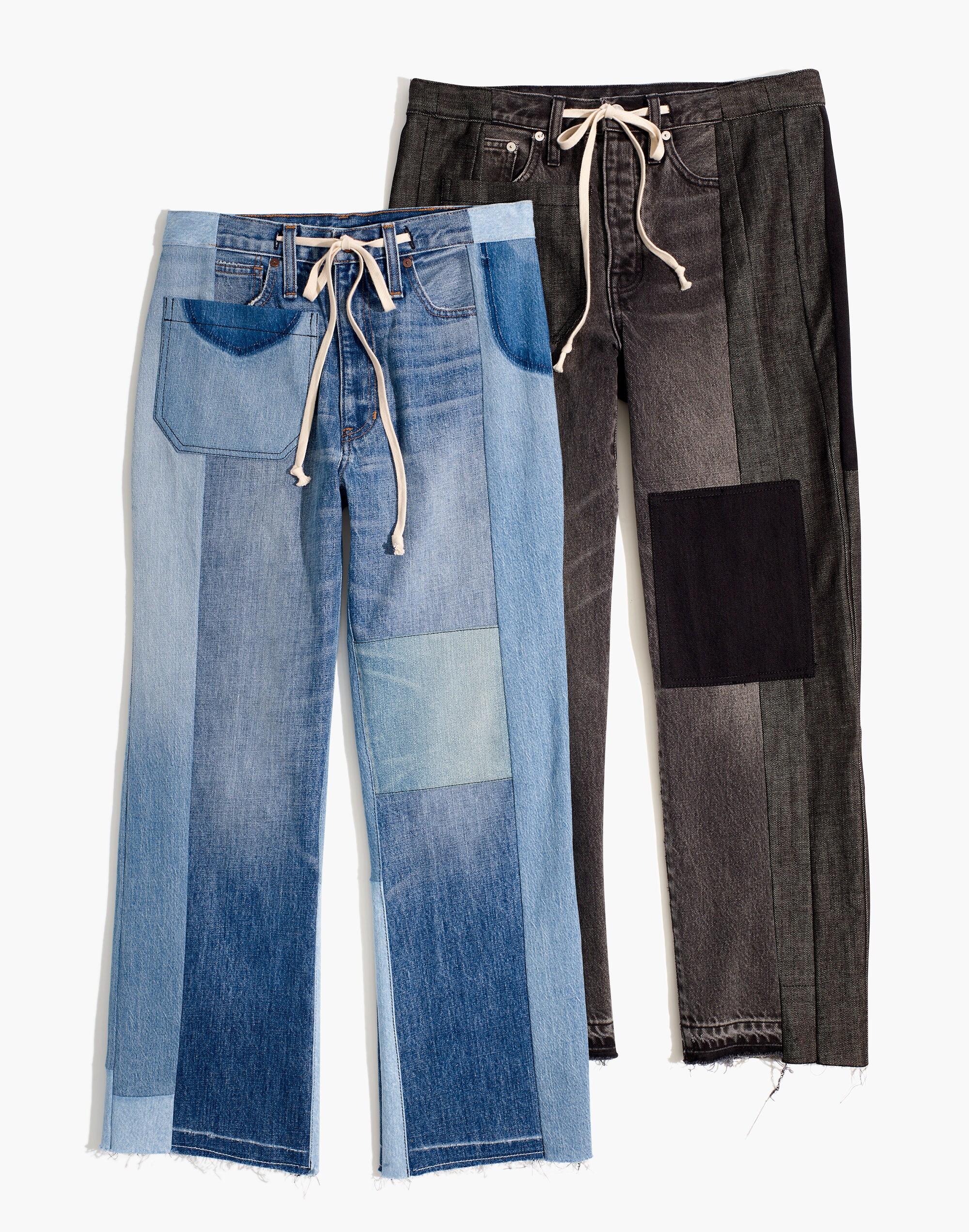Madewell x Storytellers &amp; Creators Unisex Upcycled Patchwork Pants