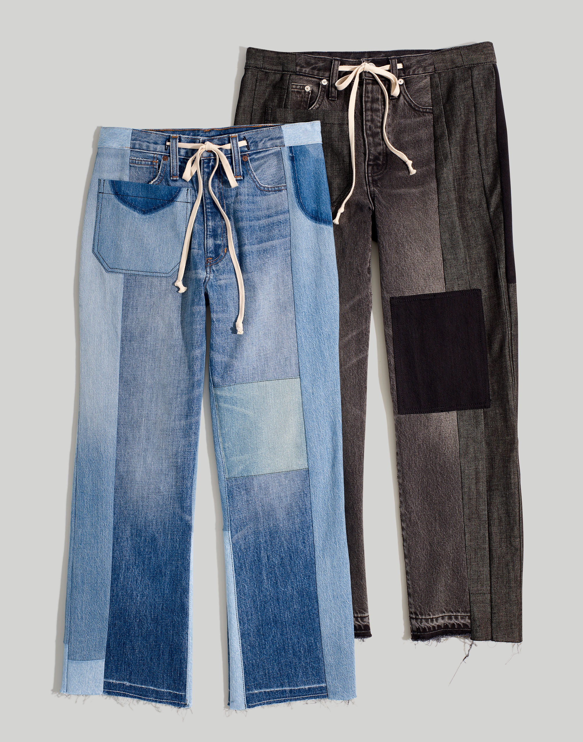 Madewell x Storytellers &amp; Creators Unisex Upcycled Patchwork Pants