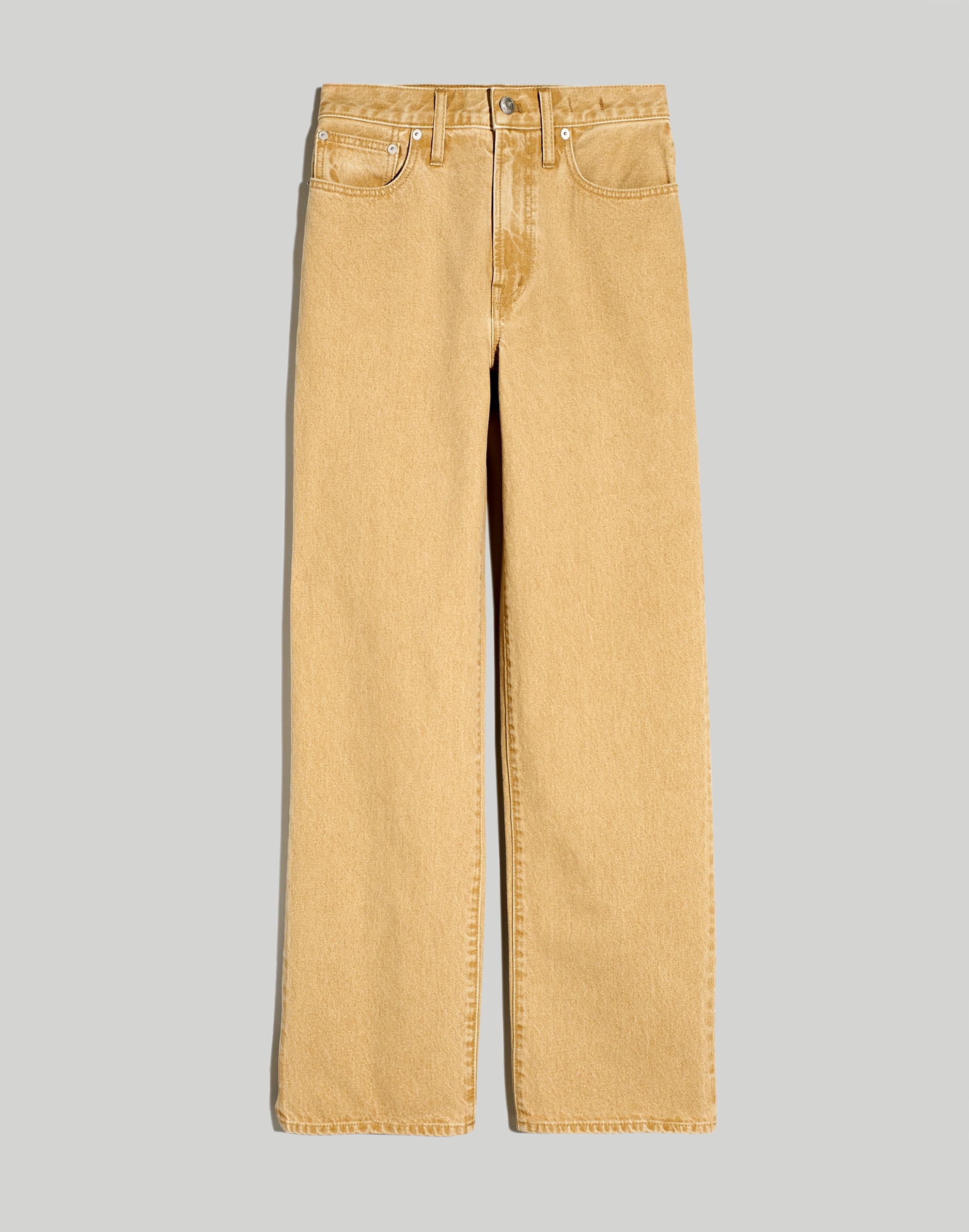 The Perfect Vintage Wide-Leg Jean in Light Chestnut Wash: Botanical-Dye Edition