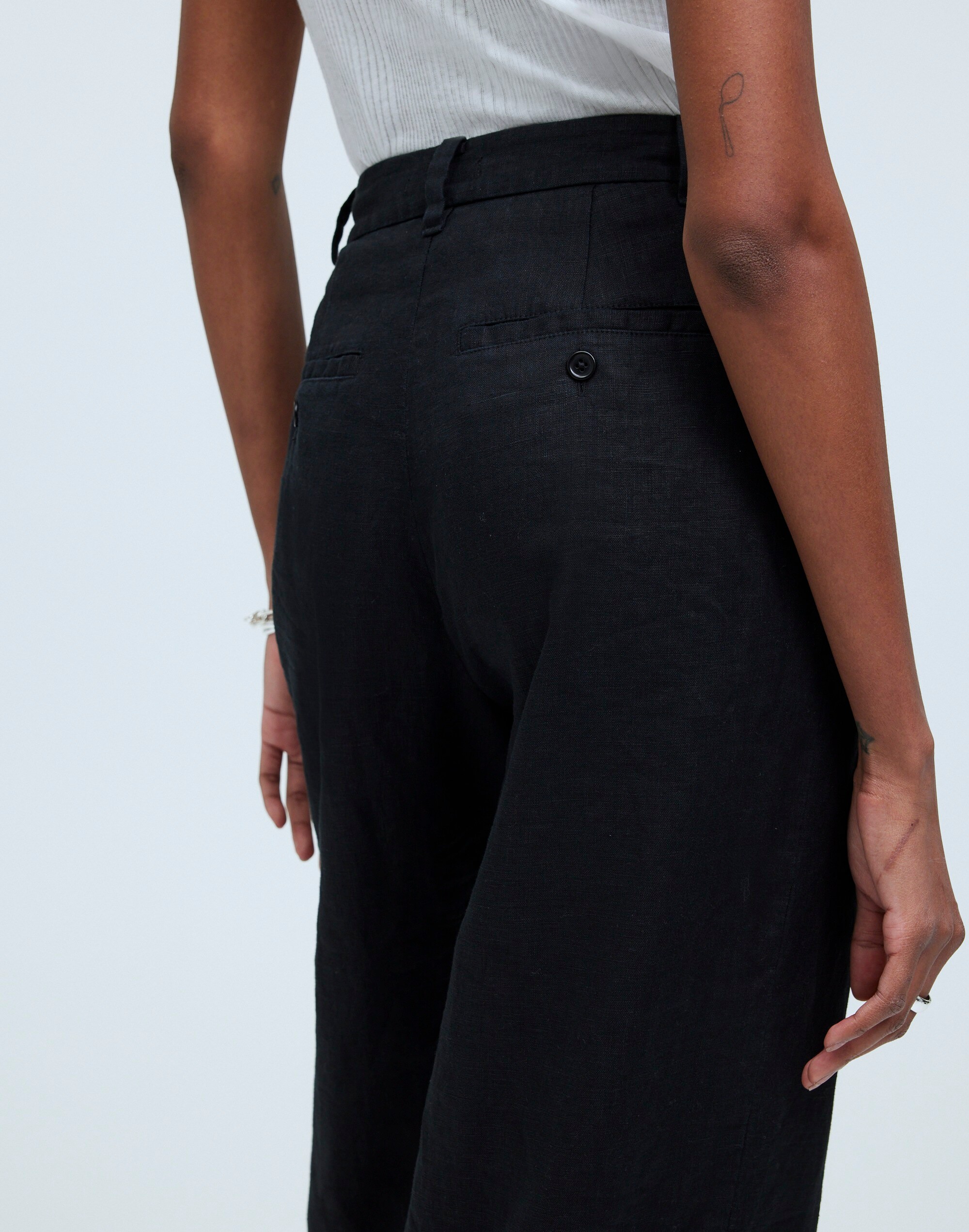 The Harlow Wide-Leg Pant in 100% Linen