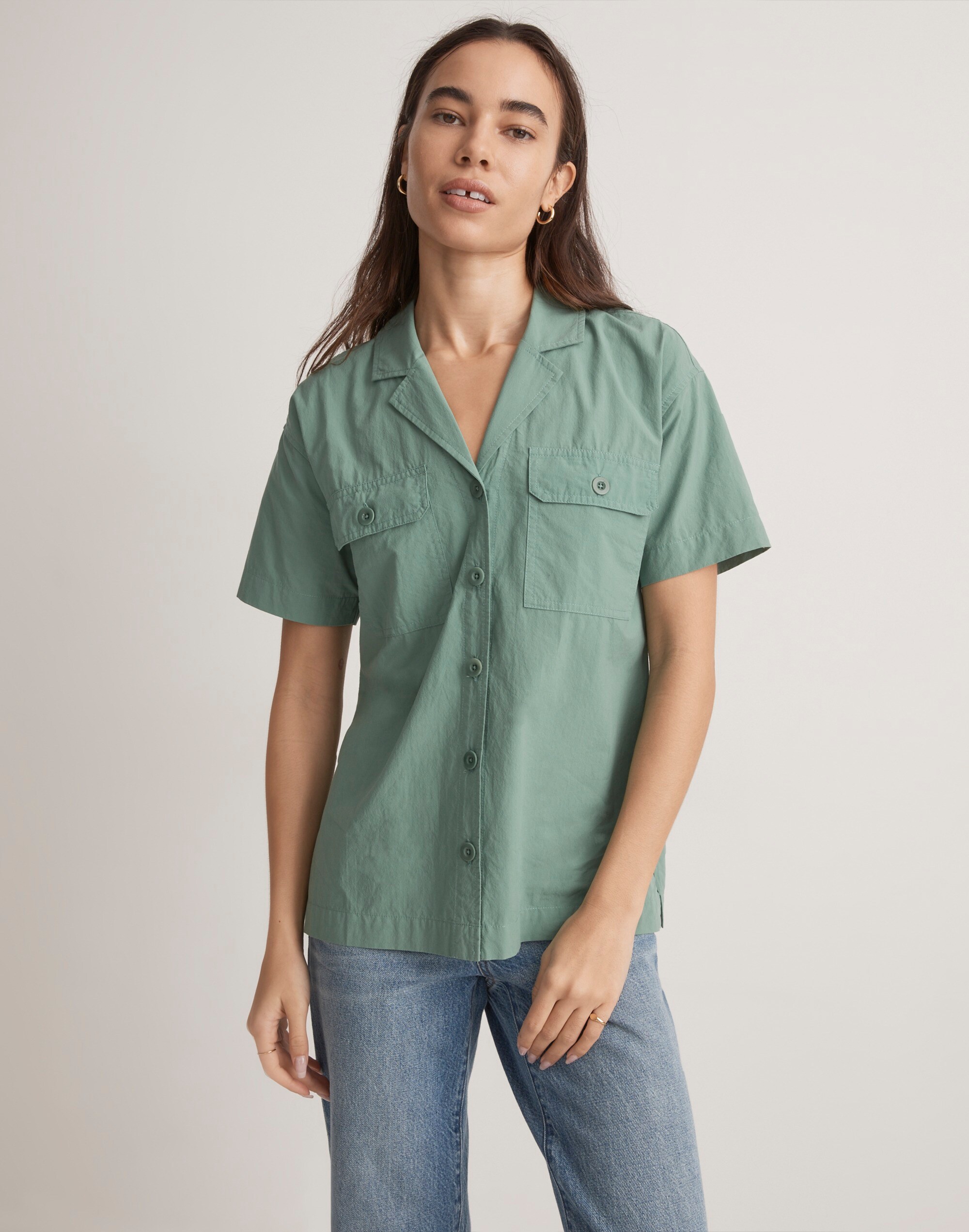 Signature Poplin Camp Shirt