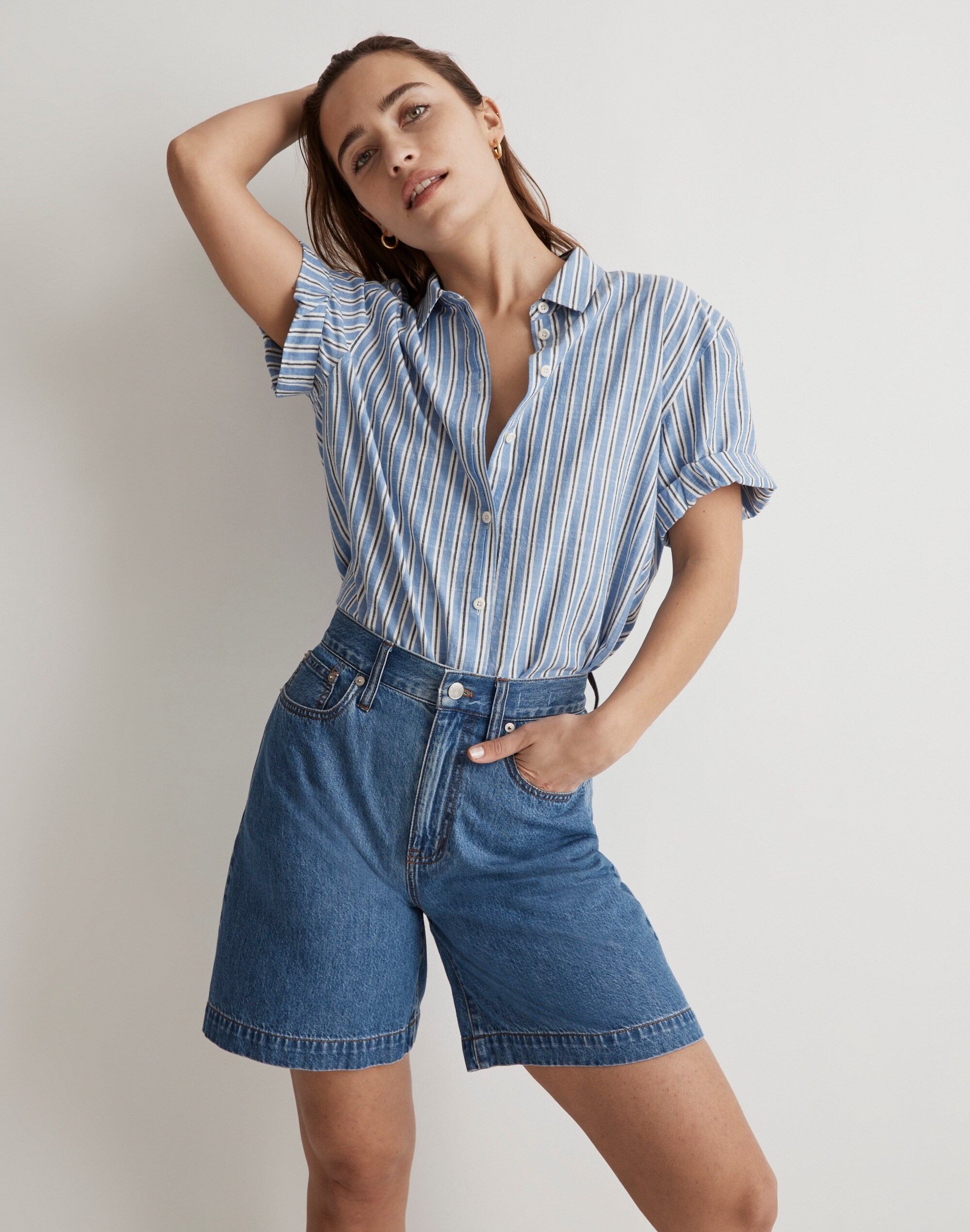 Slim Central Shirt in Stripe