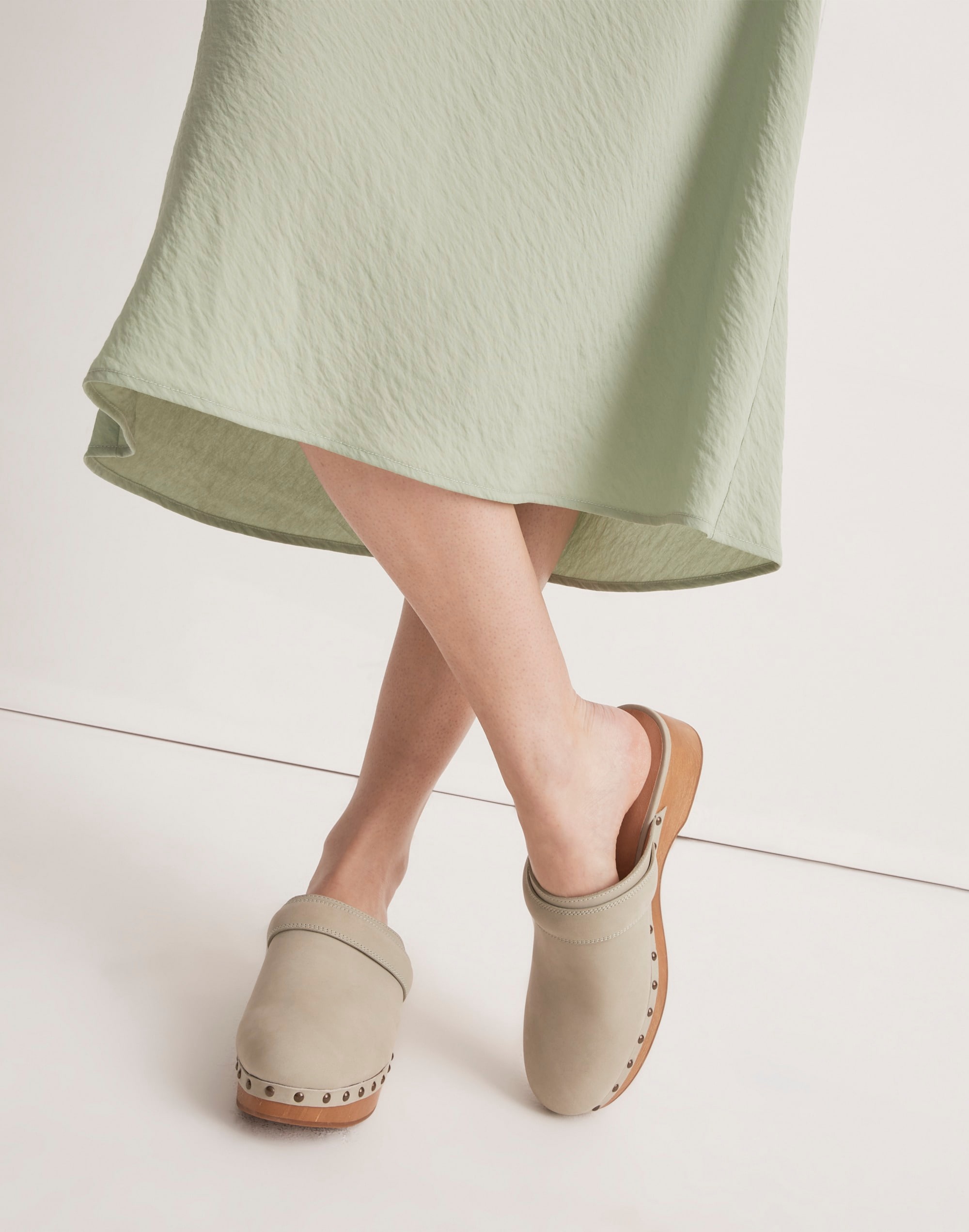 The Cecily Clog in Nubuck