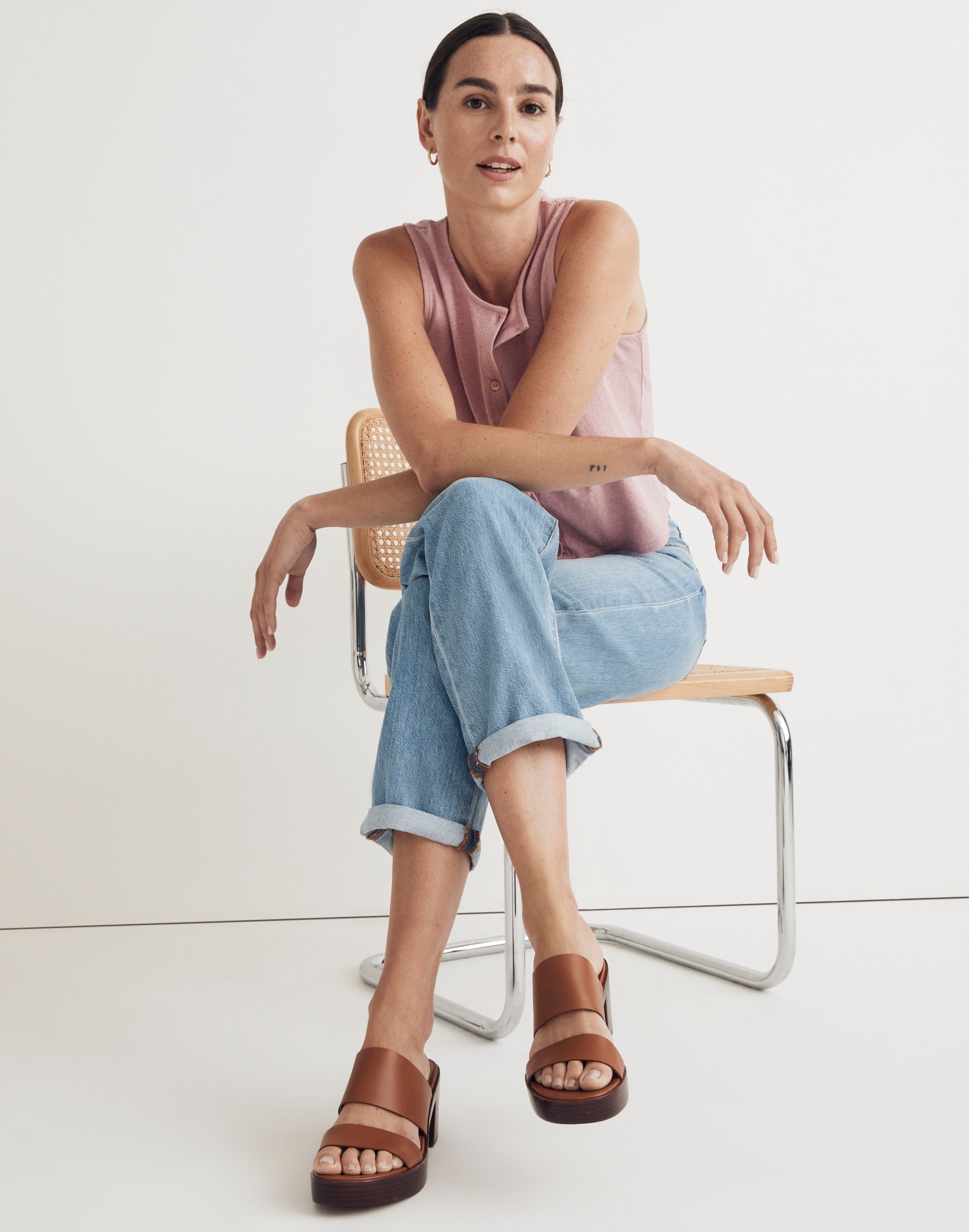 The Kiera Mule Platform Sandal