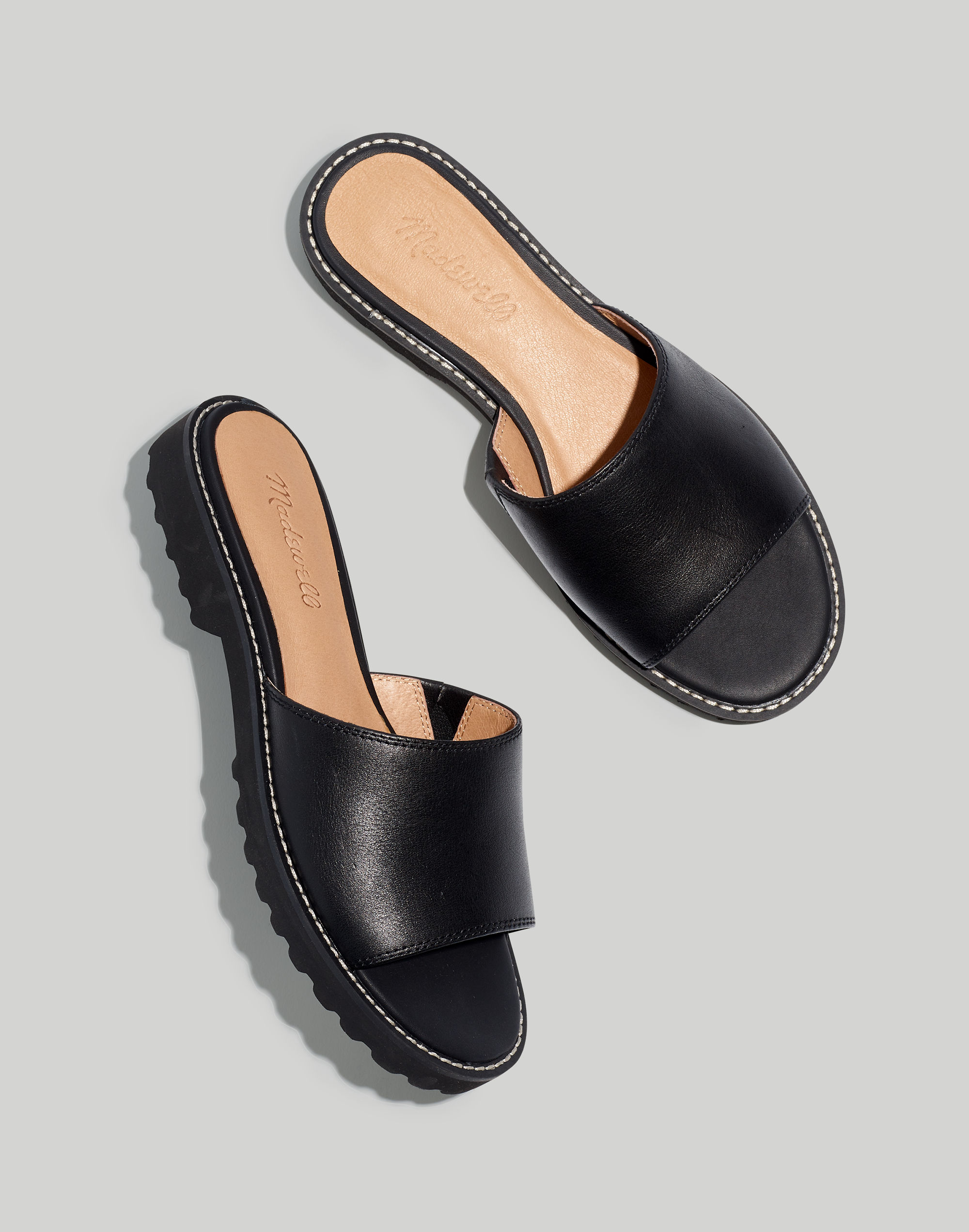 The Vaneeta Lug Slide Sandal