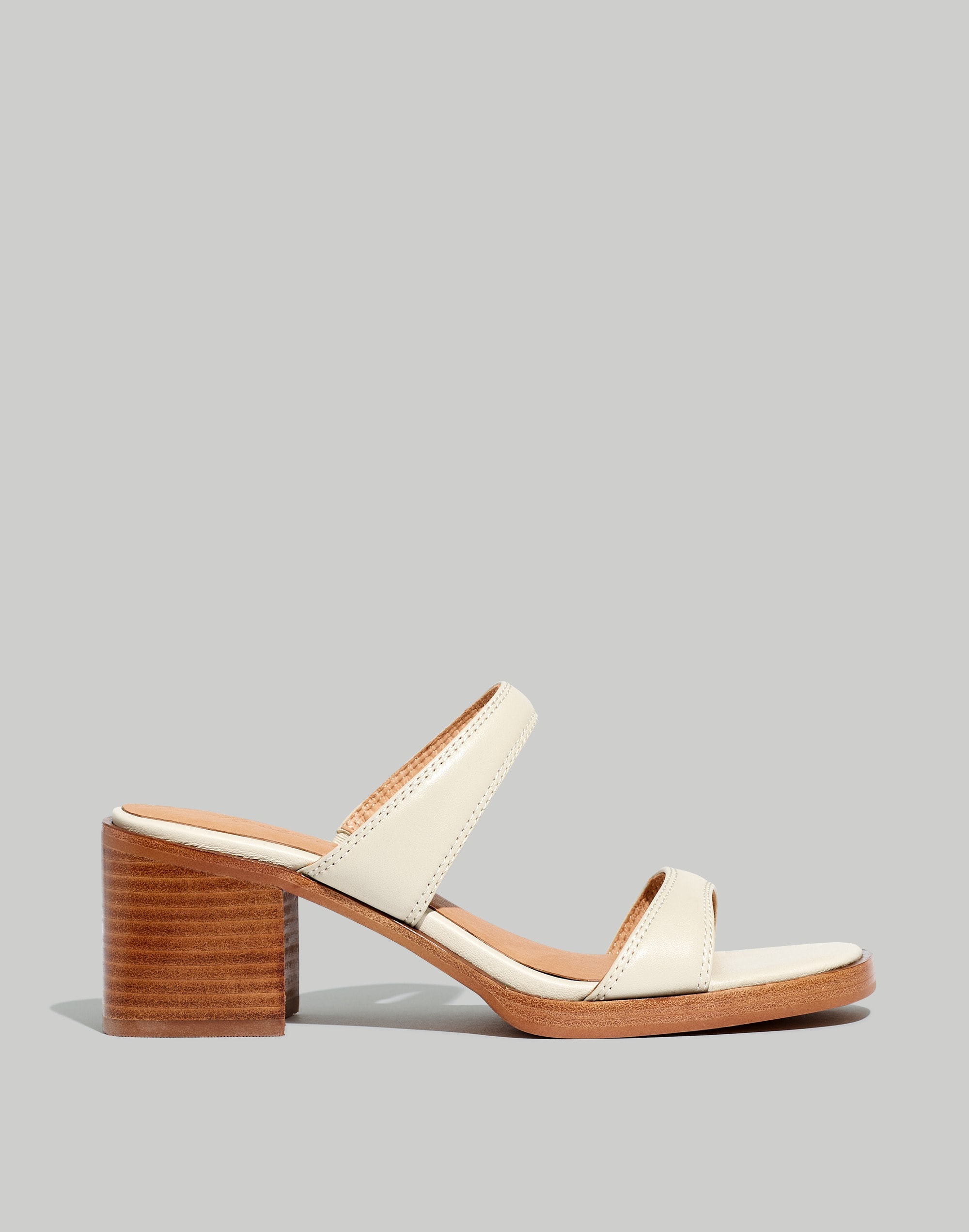 The Saige Double-Strap Sandal in Leather Alternate Image 2