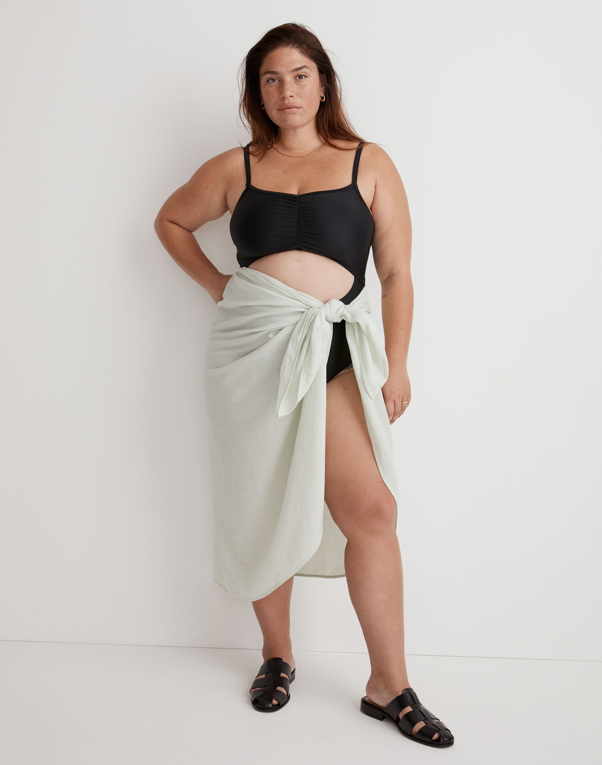 Plus Crinkle Cotton Sarong