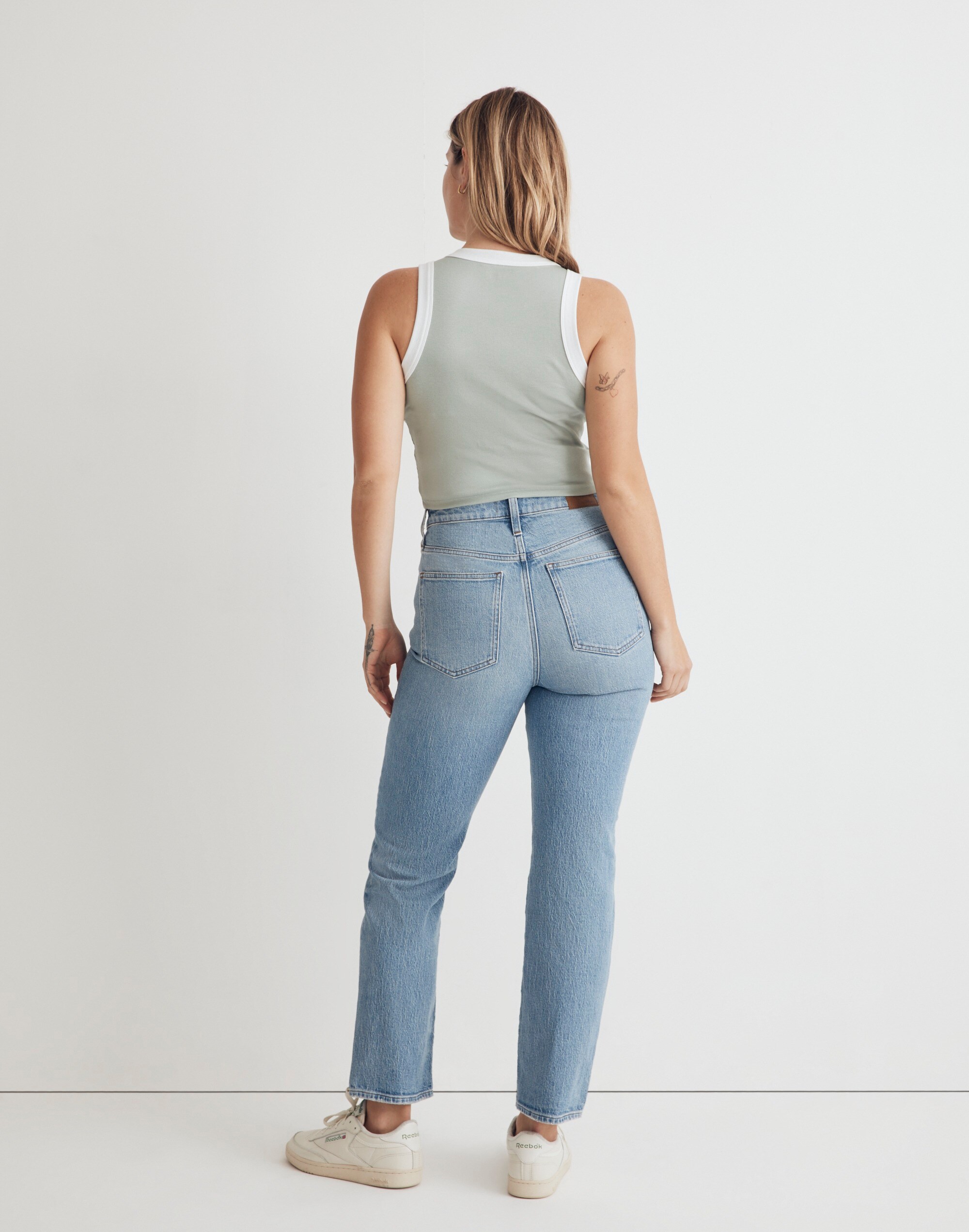 Brightside Rib Cutaway Crop Tank