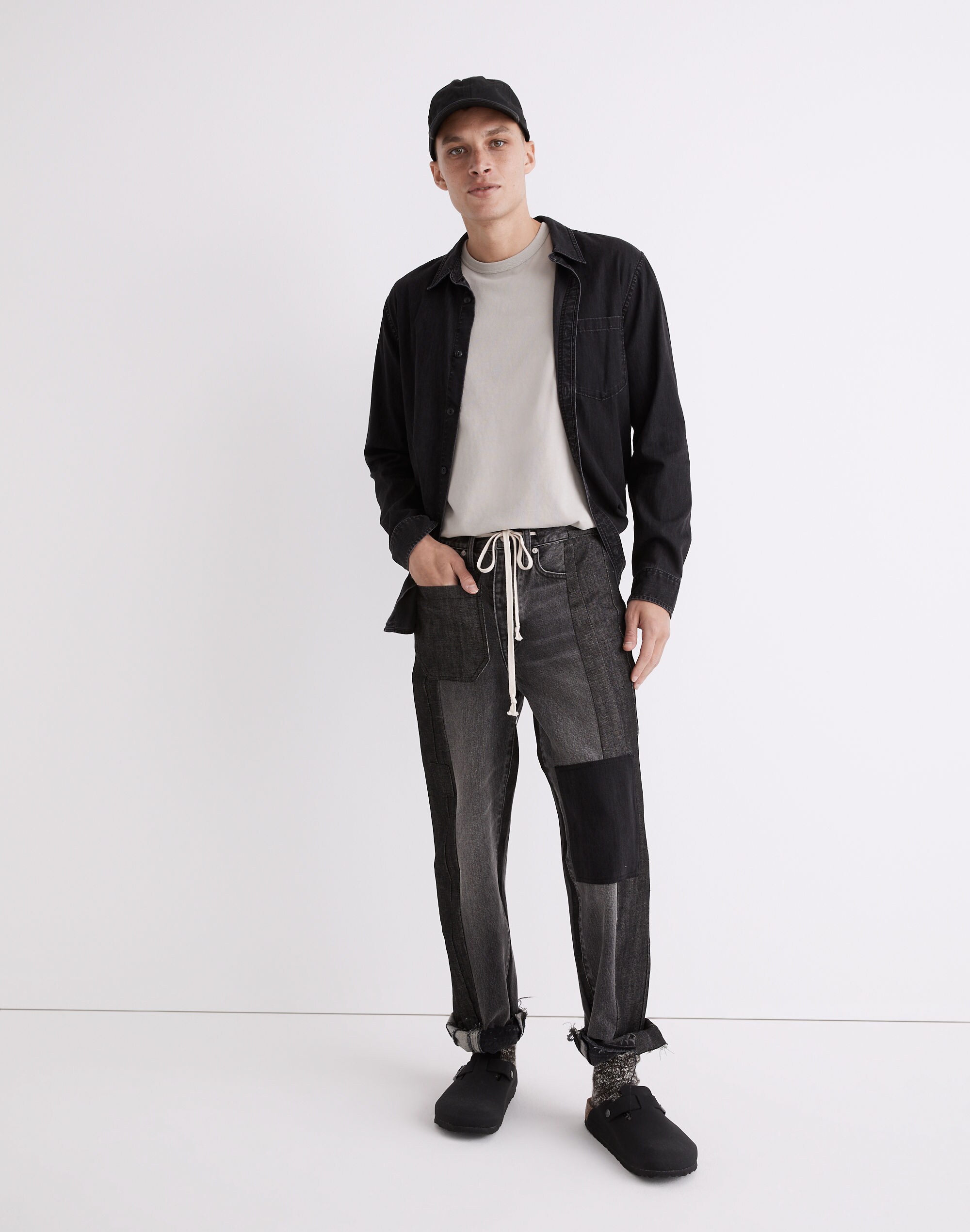 Madewell x Storytellers &amp; Creators Unisex Upcycled Patchwork Pants