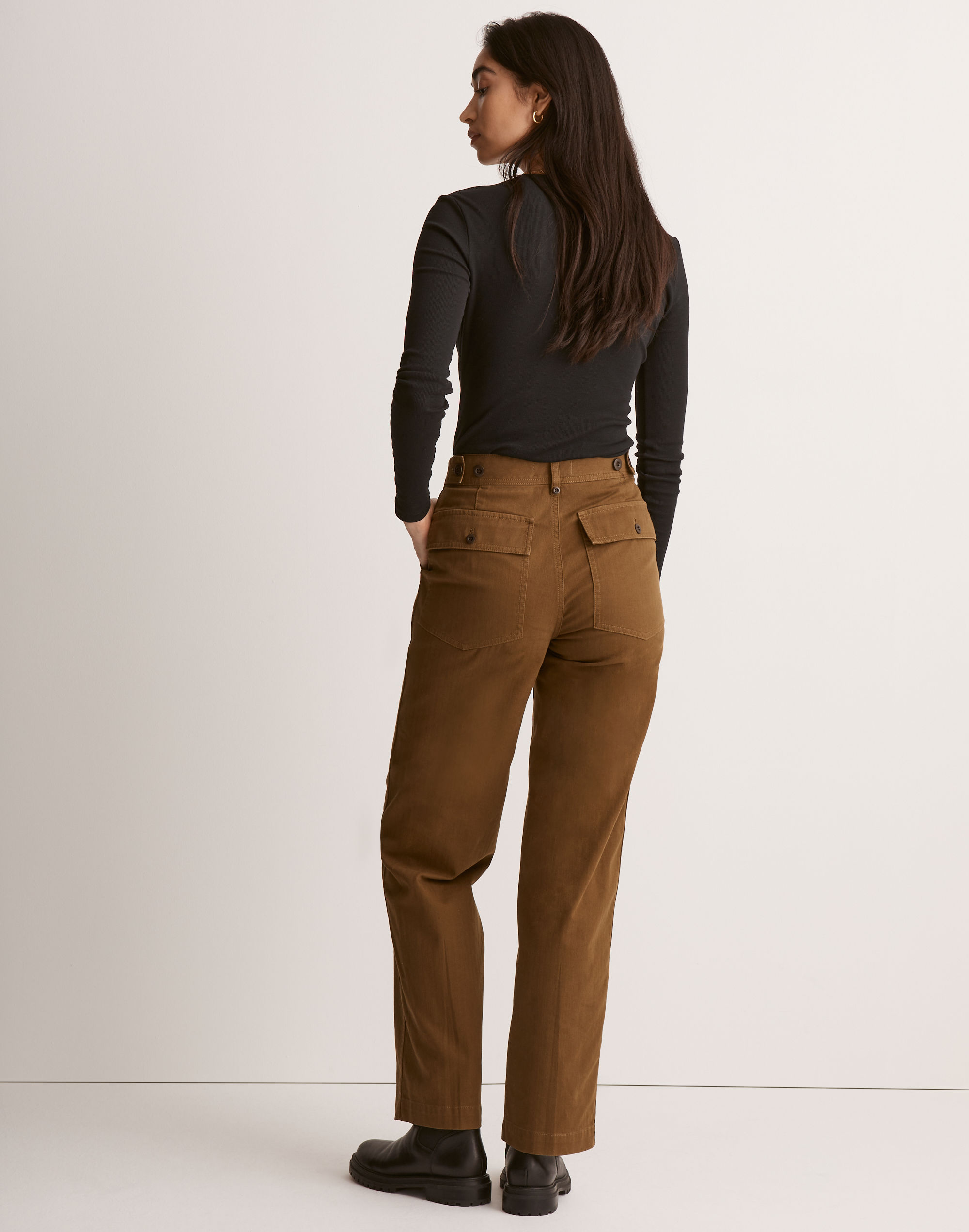 The Tall Perfect Vintage Wide-Leg Pant: Utility Edition | Madewell
