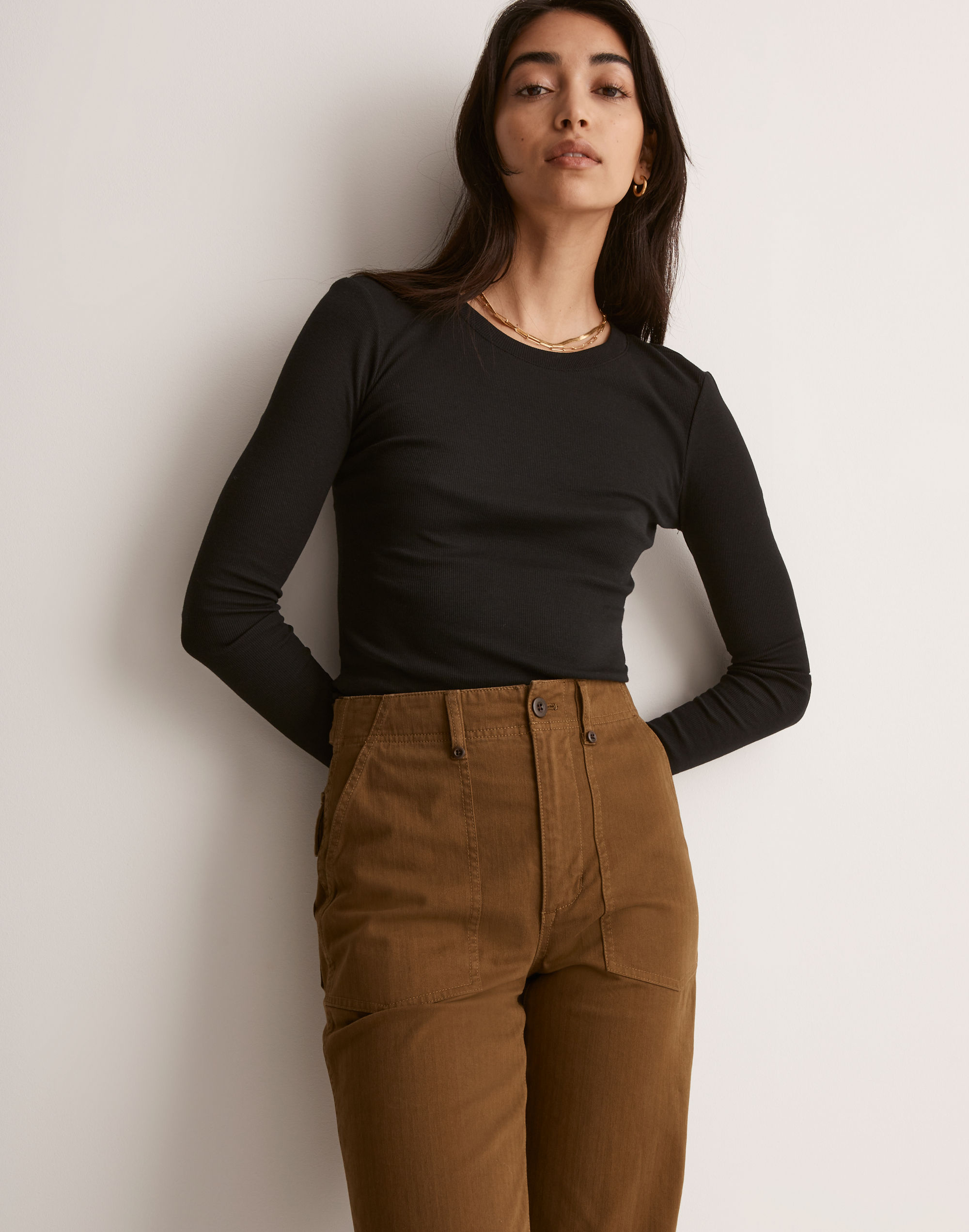 The Petite Perfect Vintage Wide-Leg Pant: Utility Edition