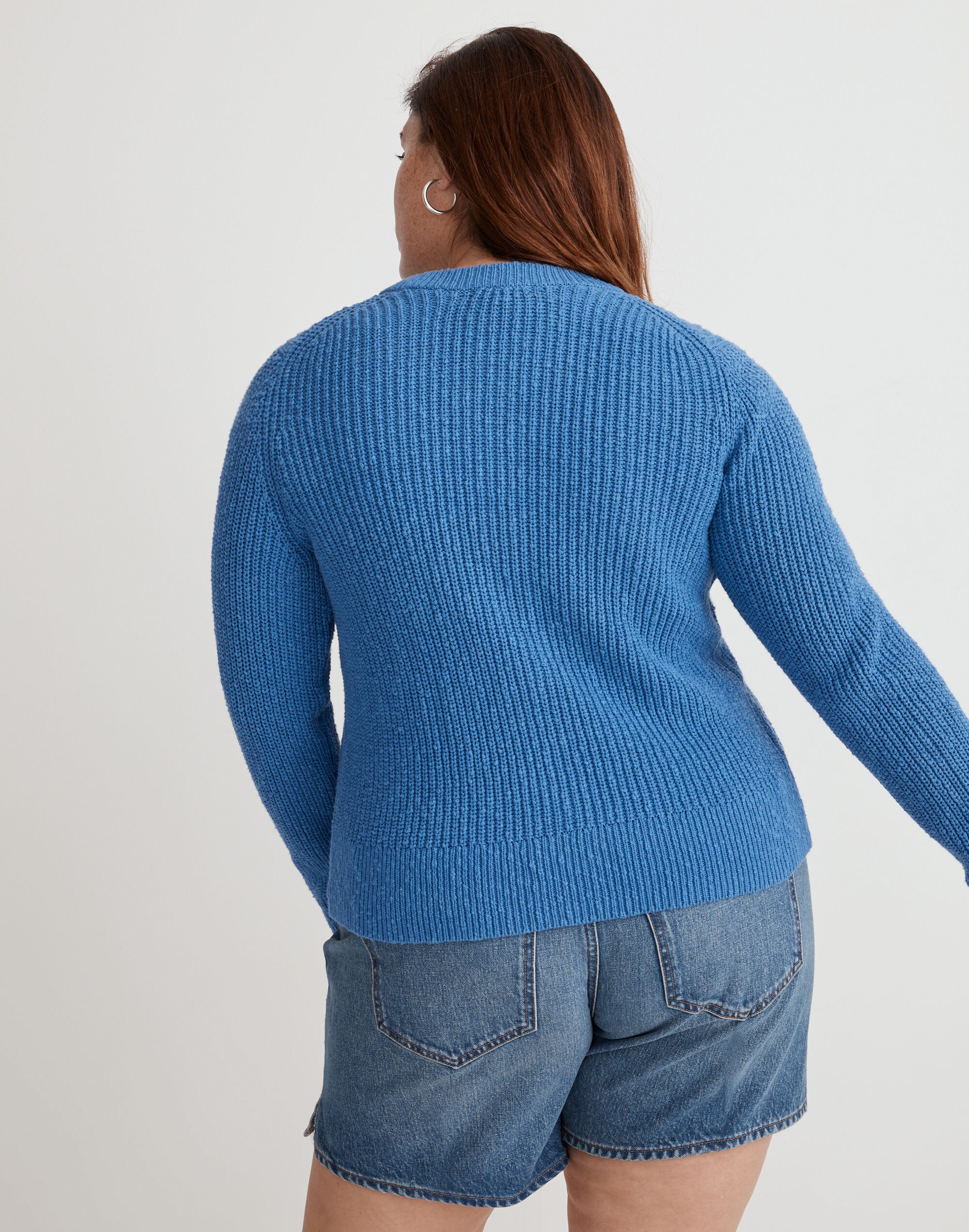 Plus Textural-Knit Cardigan Sweater