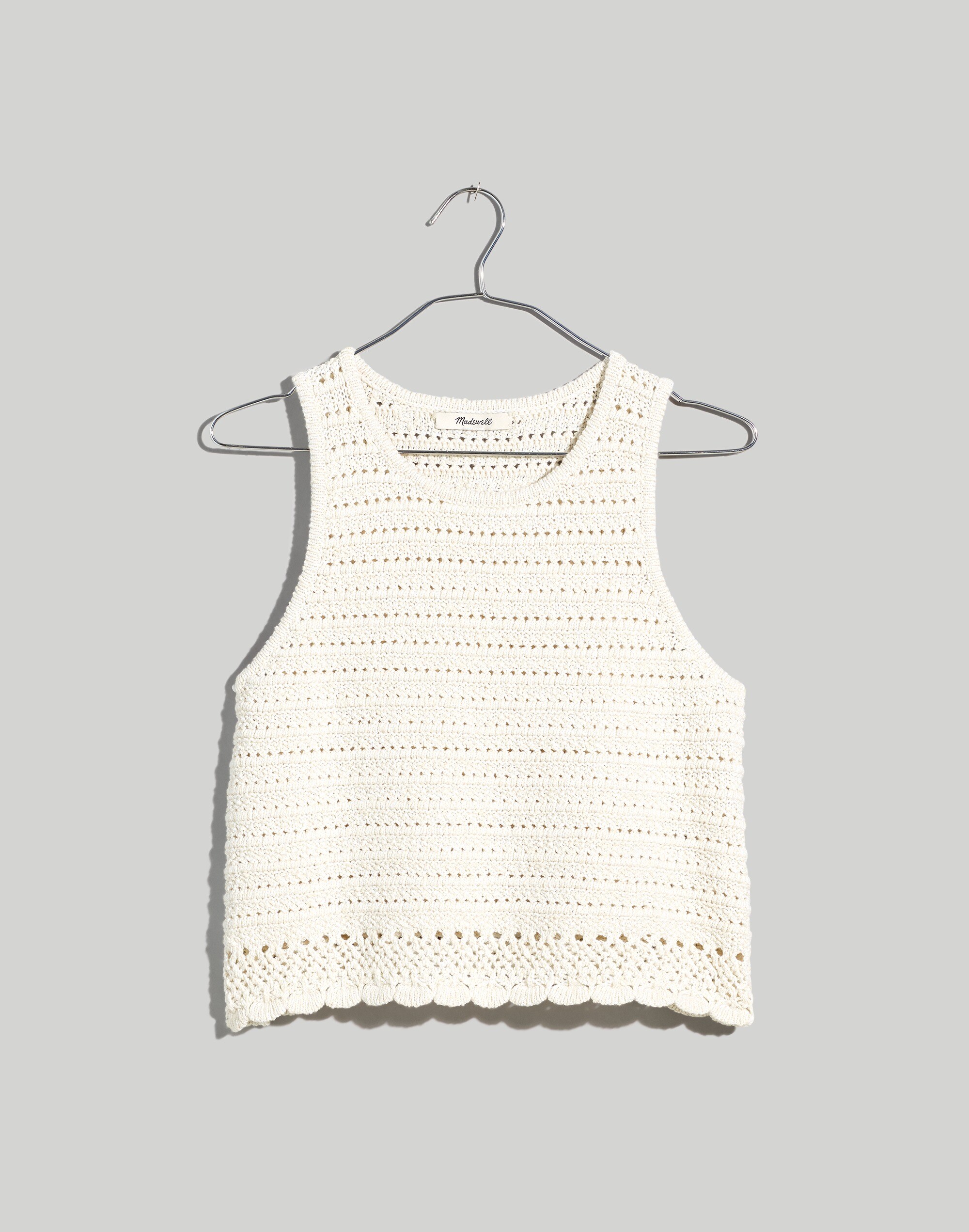 Plus Kellen Crocheted Sweater Tank