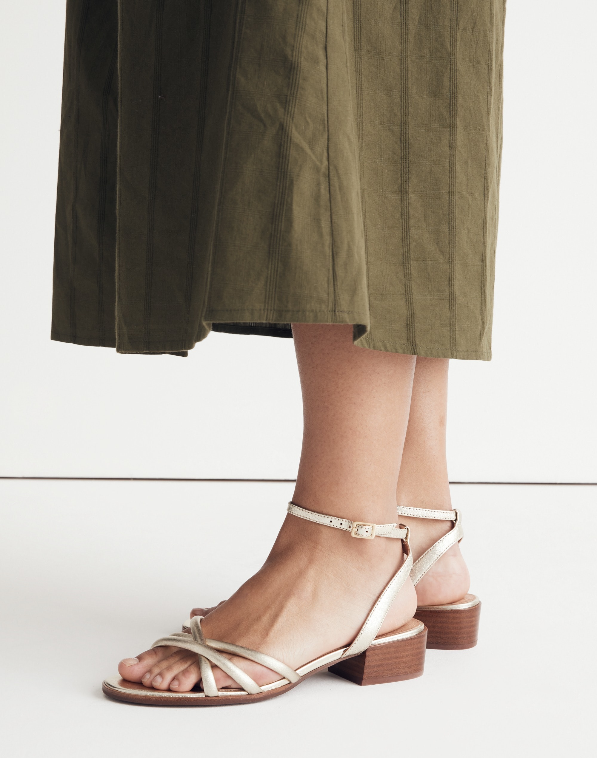 The Gena Ankle-Strap Sandal