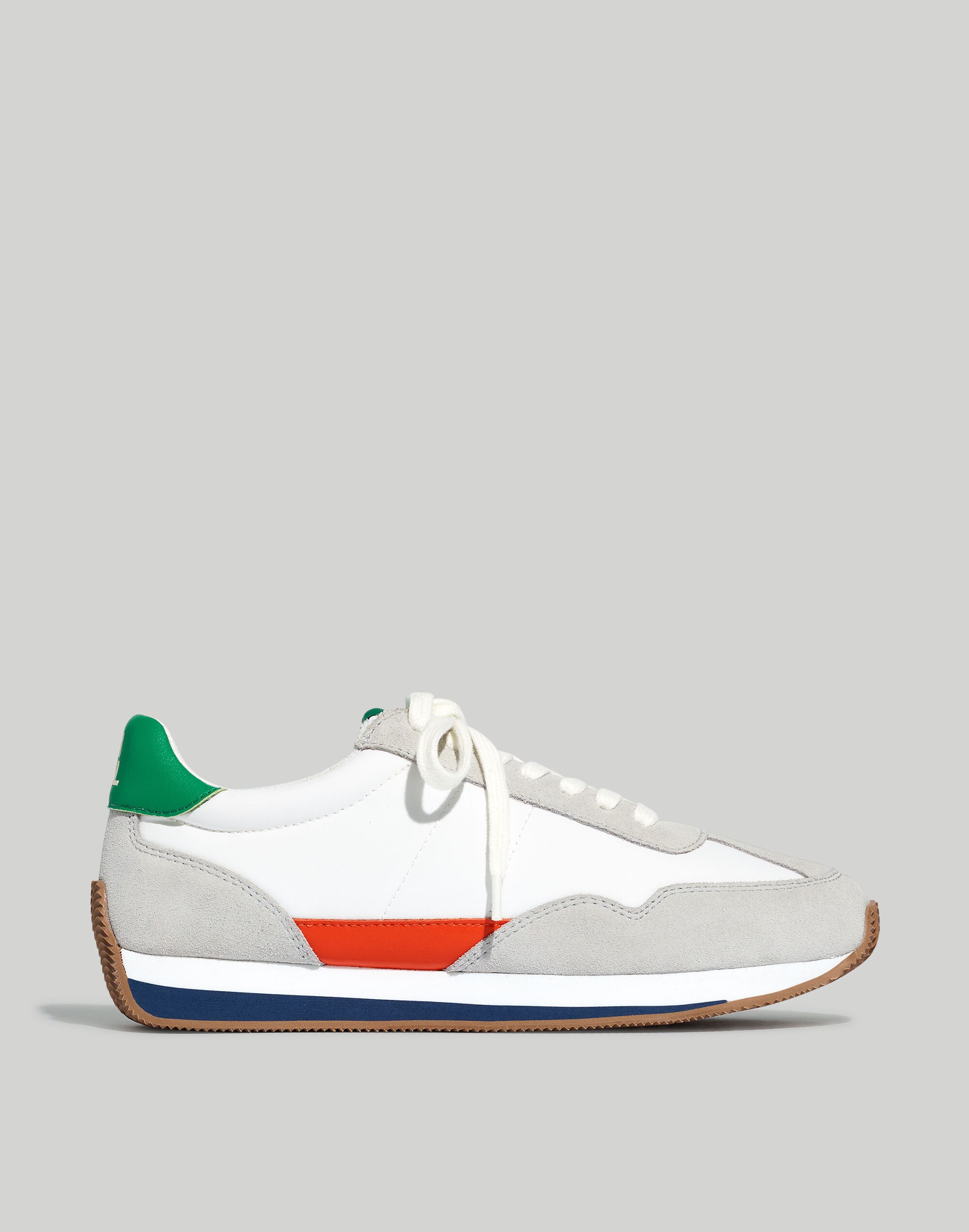 League Sneakers in Colorblock Leather &amp; Suede
