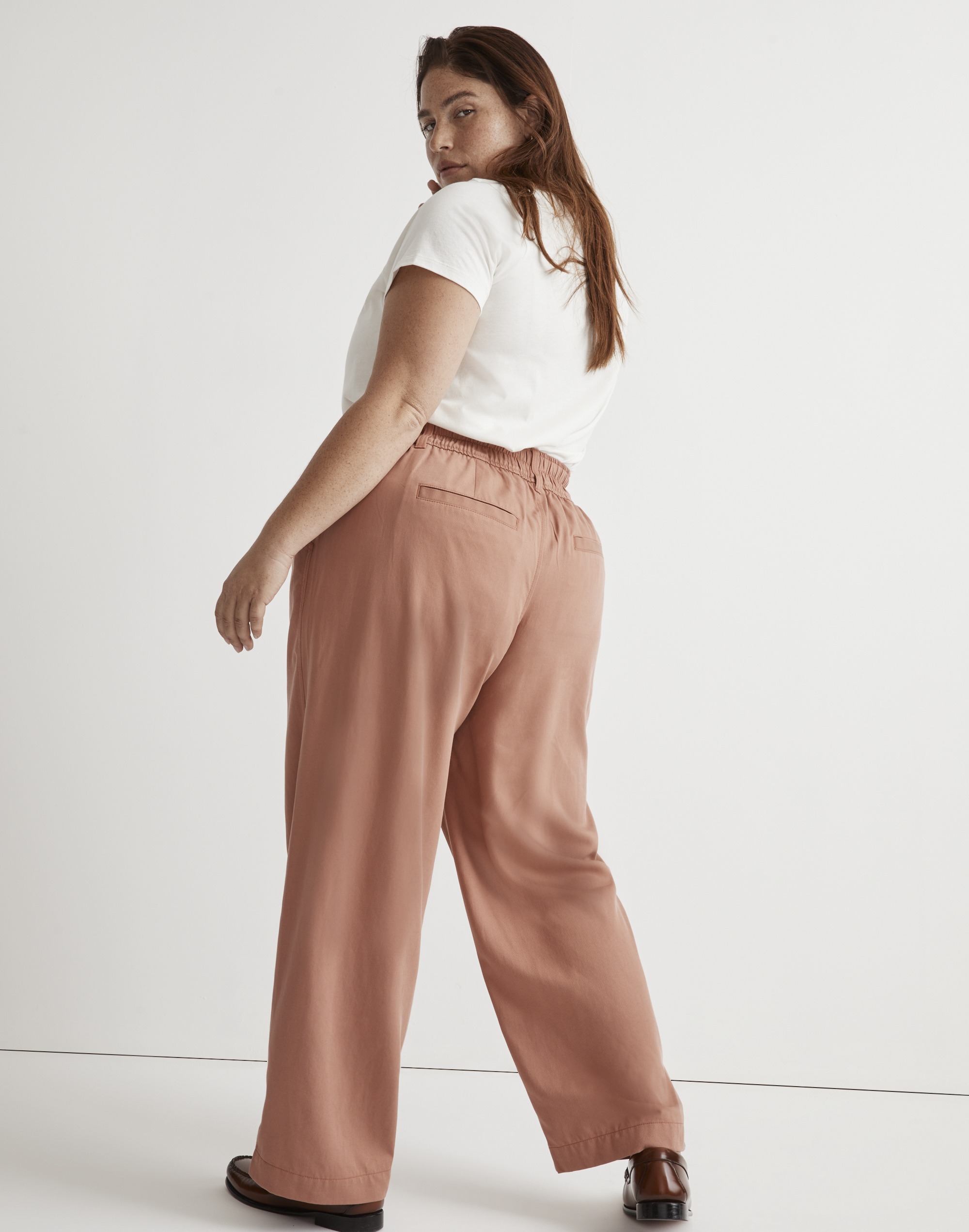 The Plus Neale Straight-Leg Pant in Drapeweave