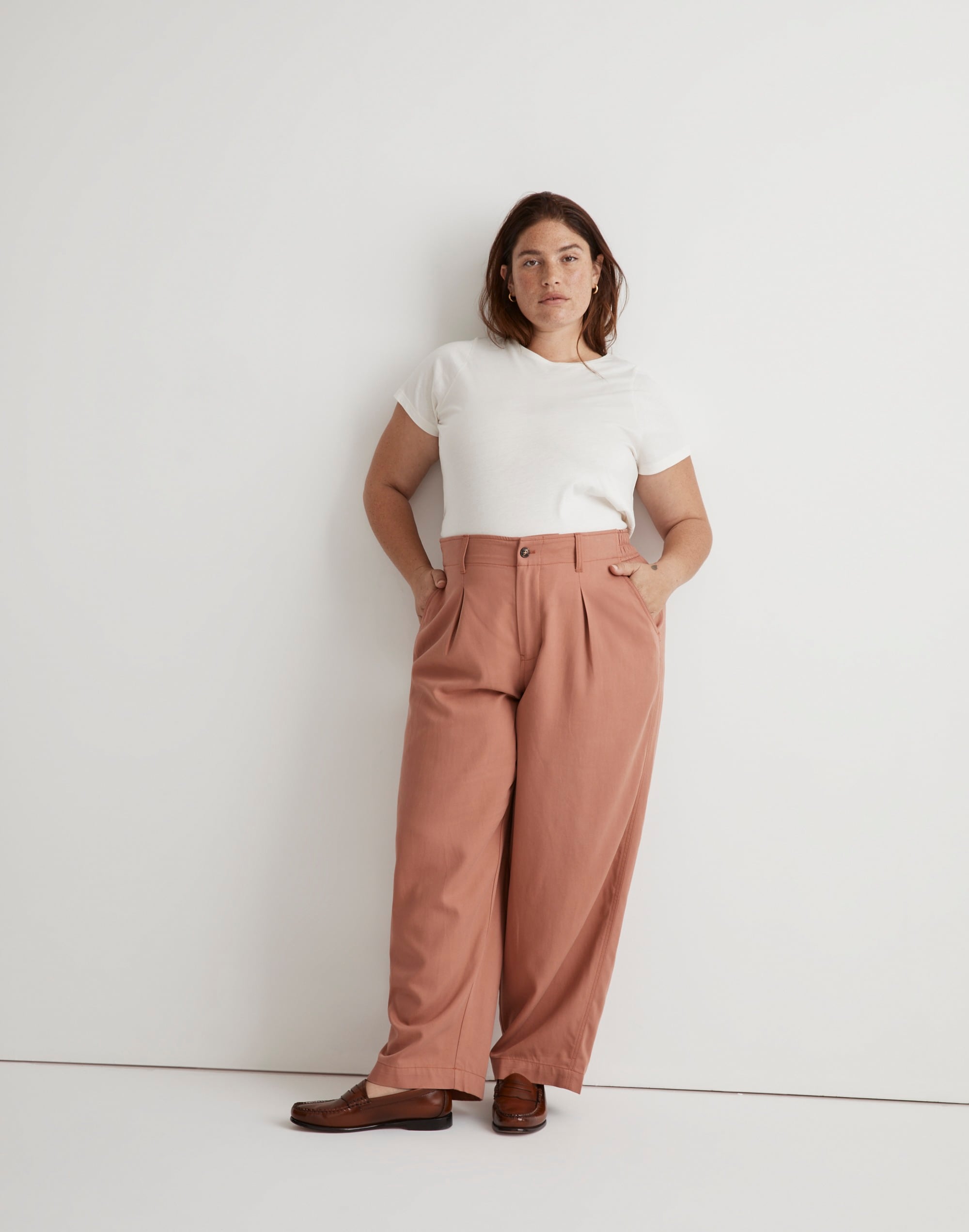The Plus Neale Straight-Leg Pant in Drapeweave