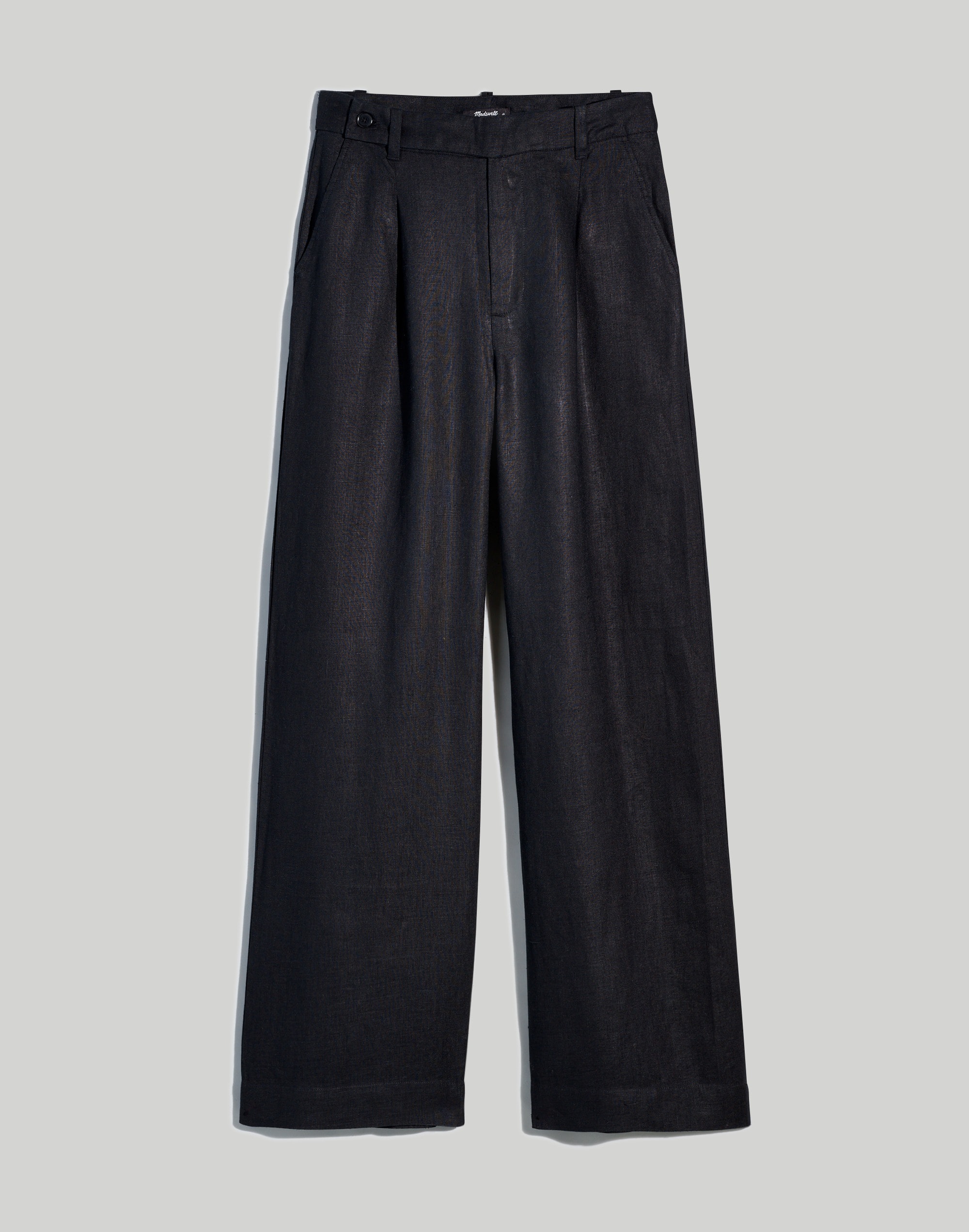 The Plus Harlow Wide-Leg Pant in 100% Linen
