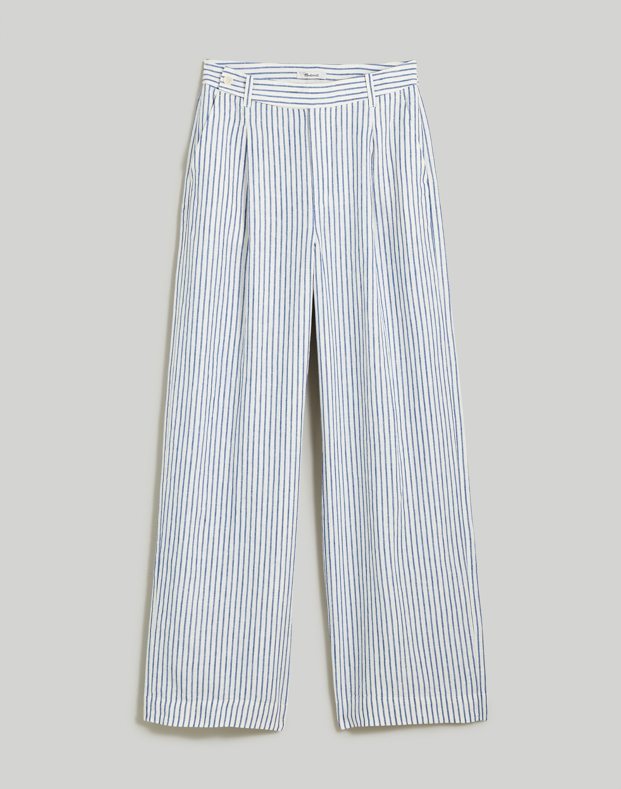 The Plus Harlow Wide-Leg Pant in 100% Linen