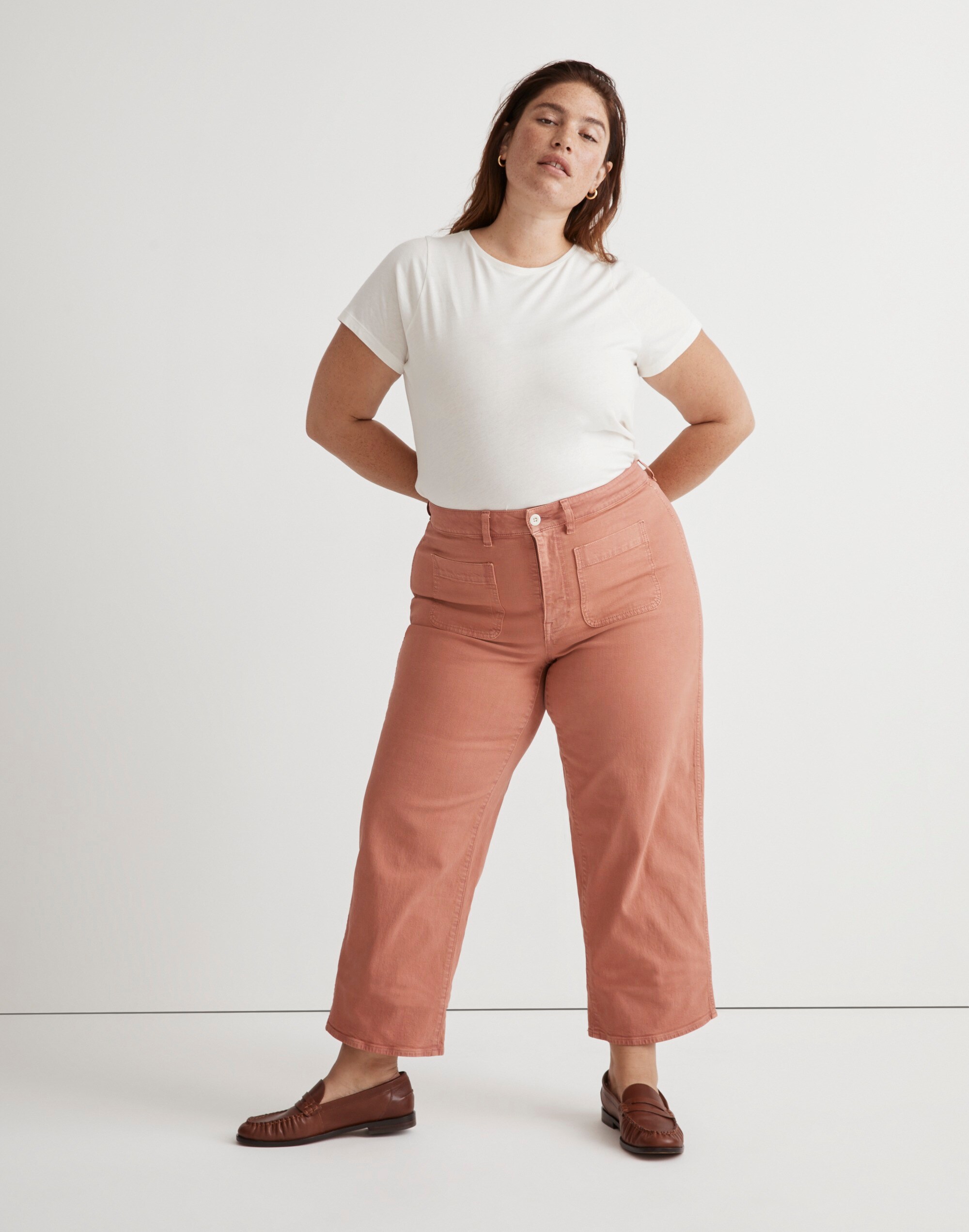 Plus Emmett 2.0 Wide-Leg Crop Pants