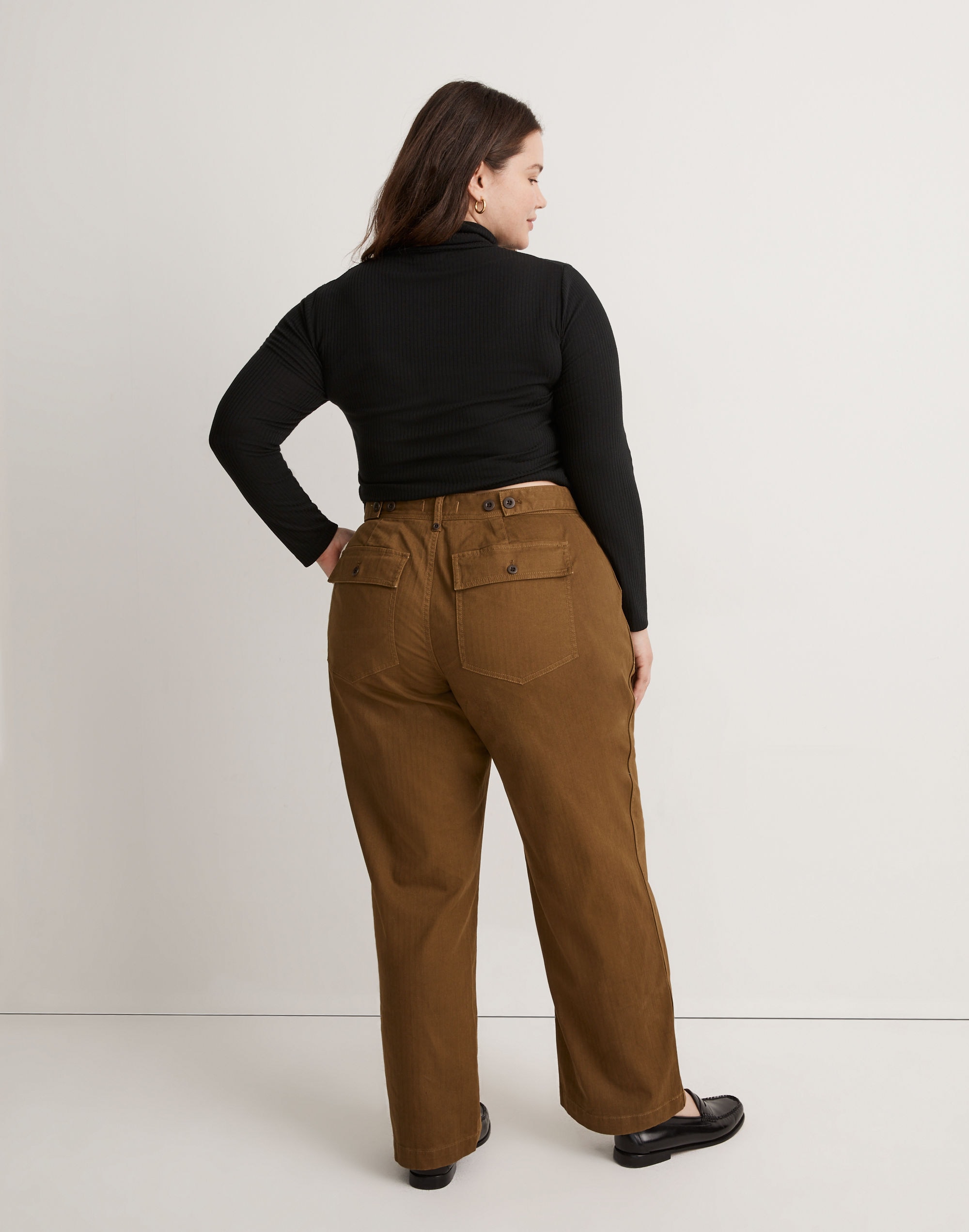 The Plus Perfect Vintage Wide-Leg Pant: Utility Edition
