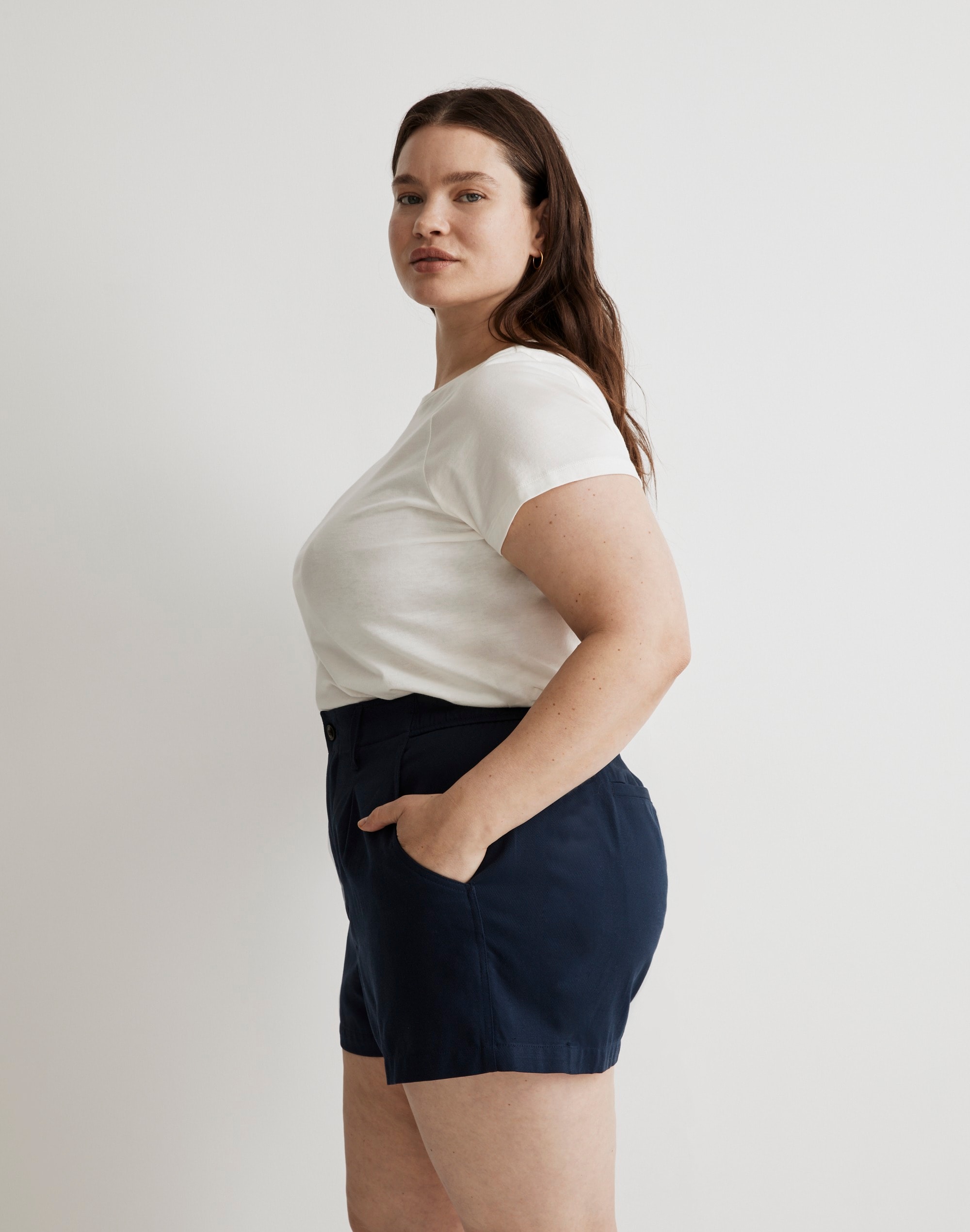 Plus Drapey Crewneck Tee