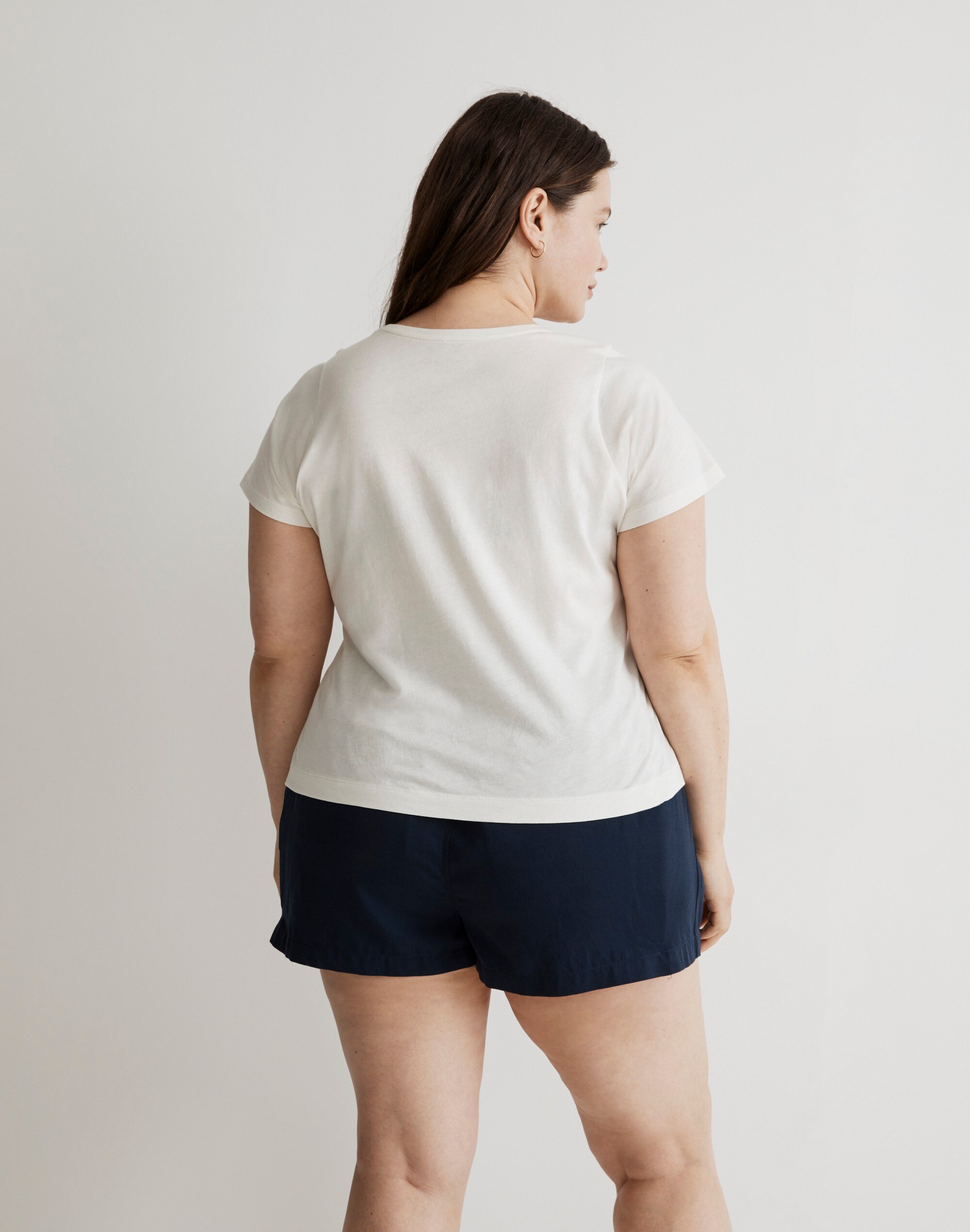 Plus Drapey Crewneck Tee