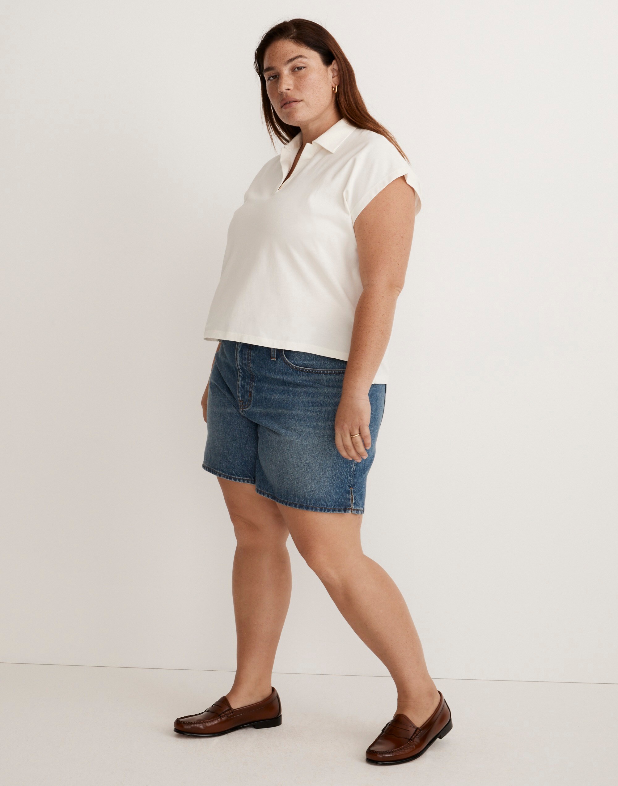 Plus Relaxed Polo Tee