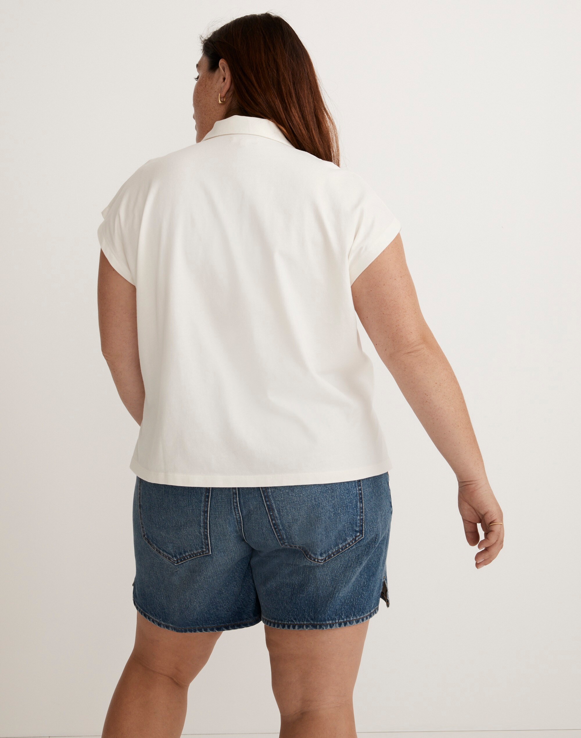 Plus Relaxed Polo Tee