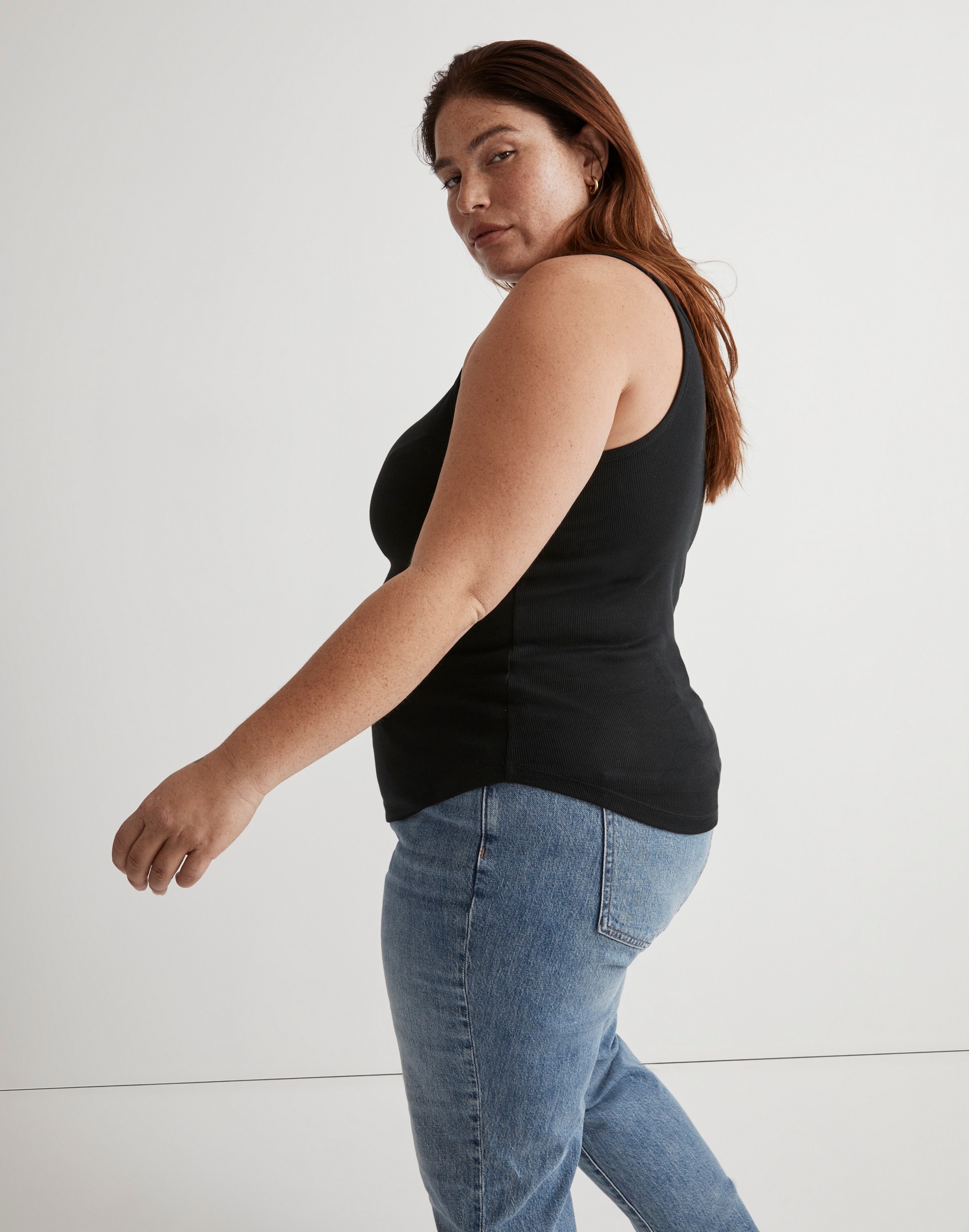 Plus Supima&reg; Rib '90s Tank