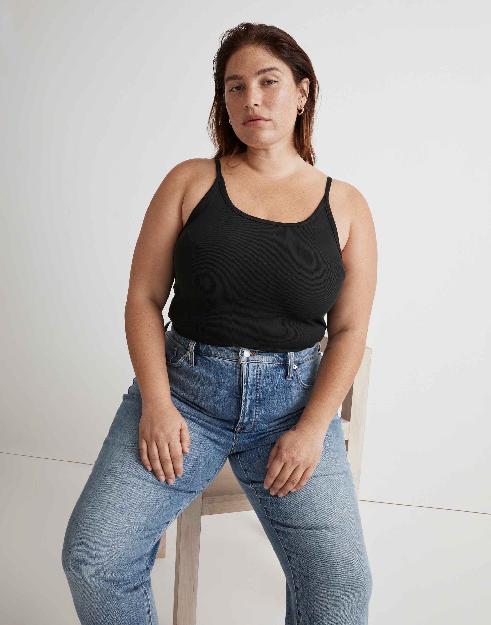 plus supima&reg; rib '90s tank