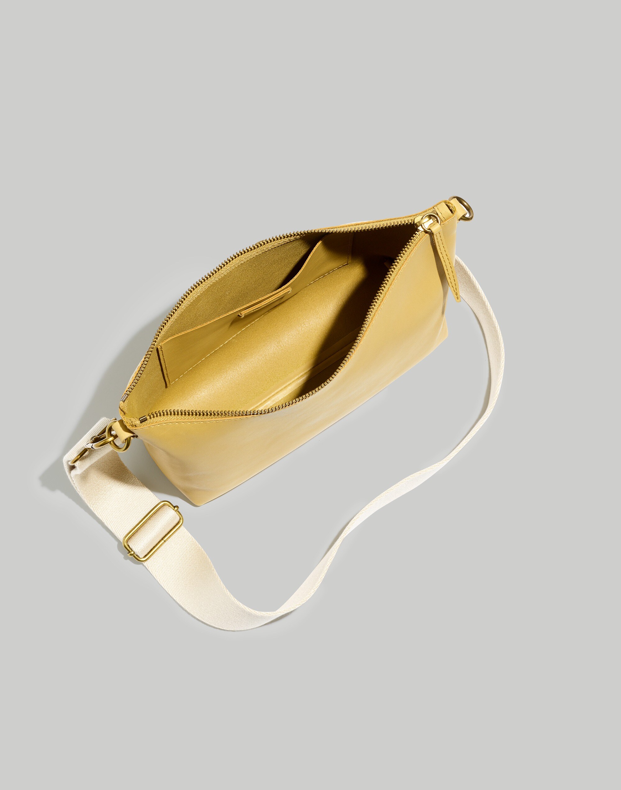 The Leather Carabiner Crossbody Sling Bag