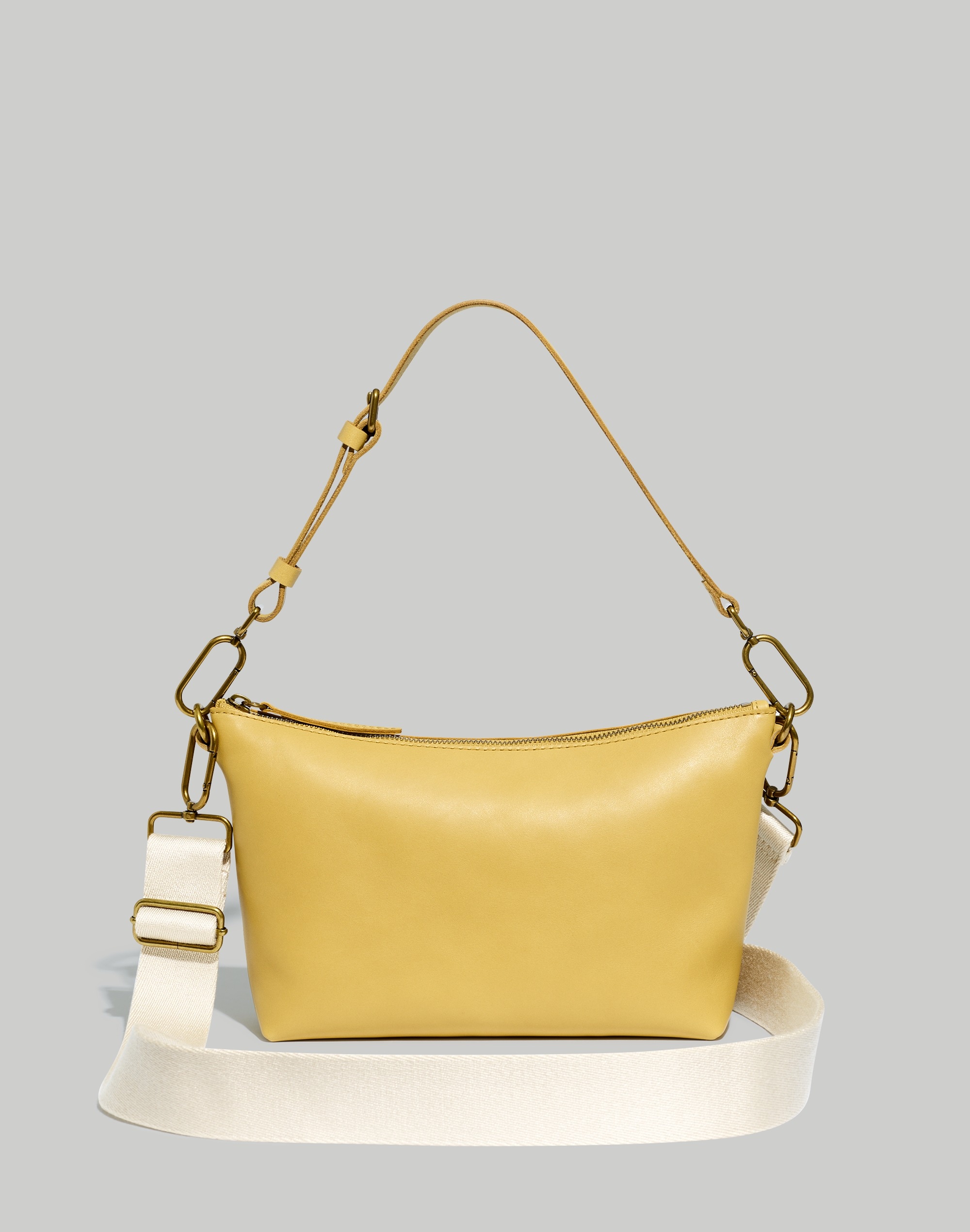 the leather carabiner crossbody sling bag