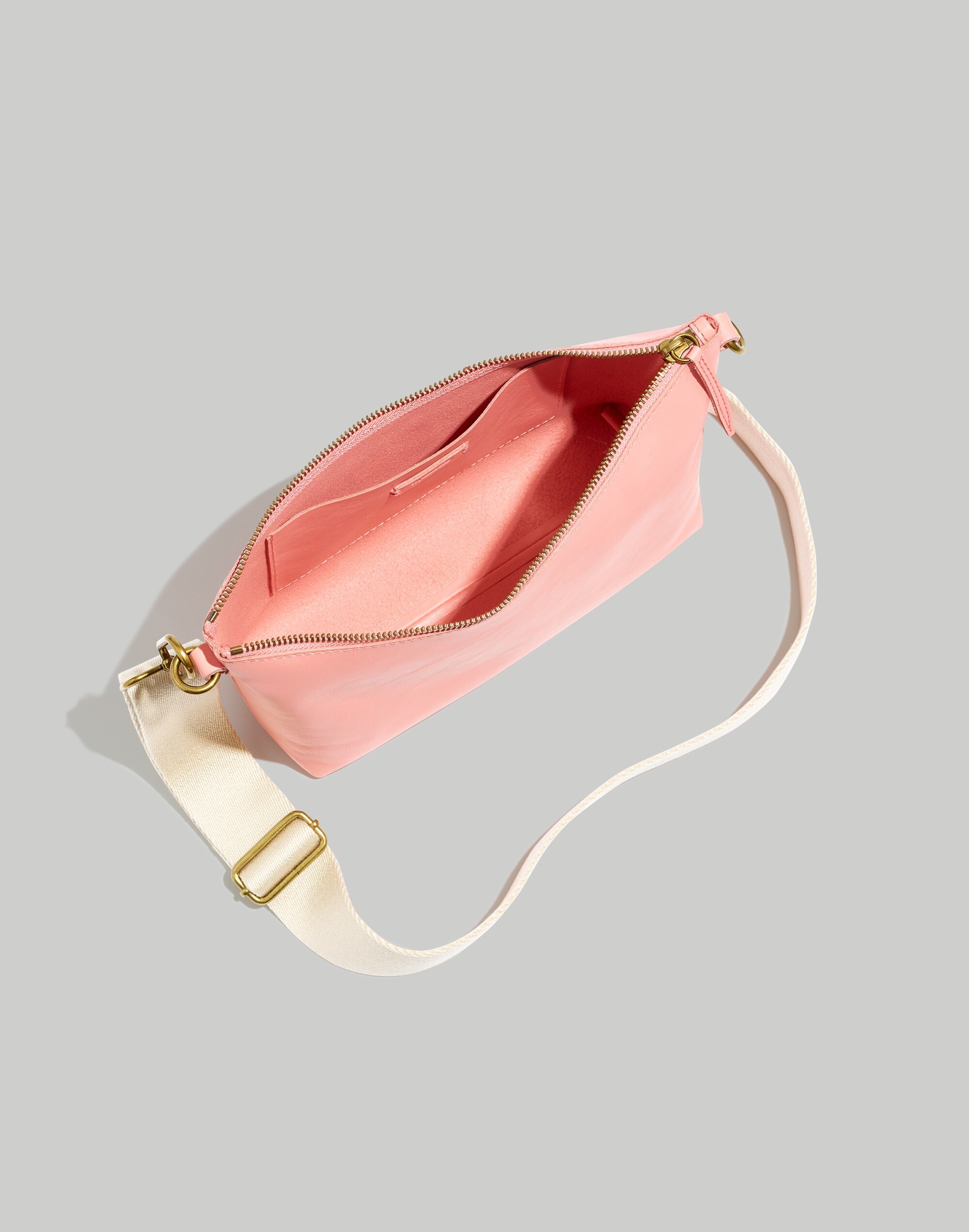 The Leather Carabiner Crossbody Sling Bag