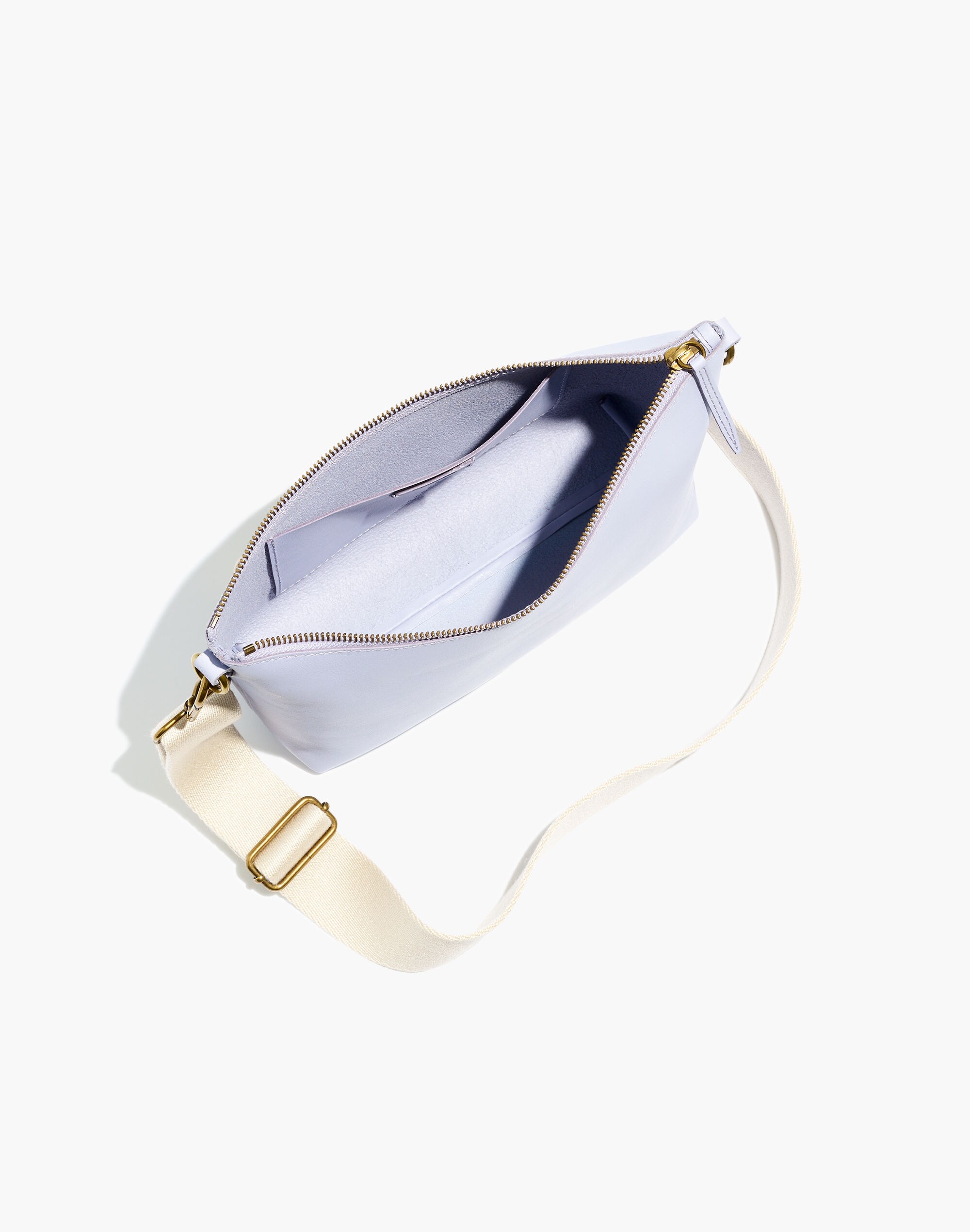 The Leather Carabiner Crossbody Sling Bag