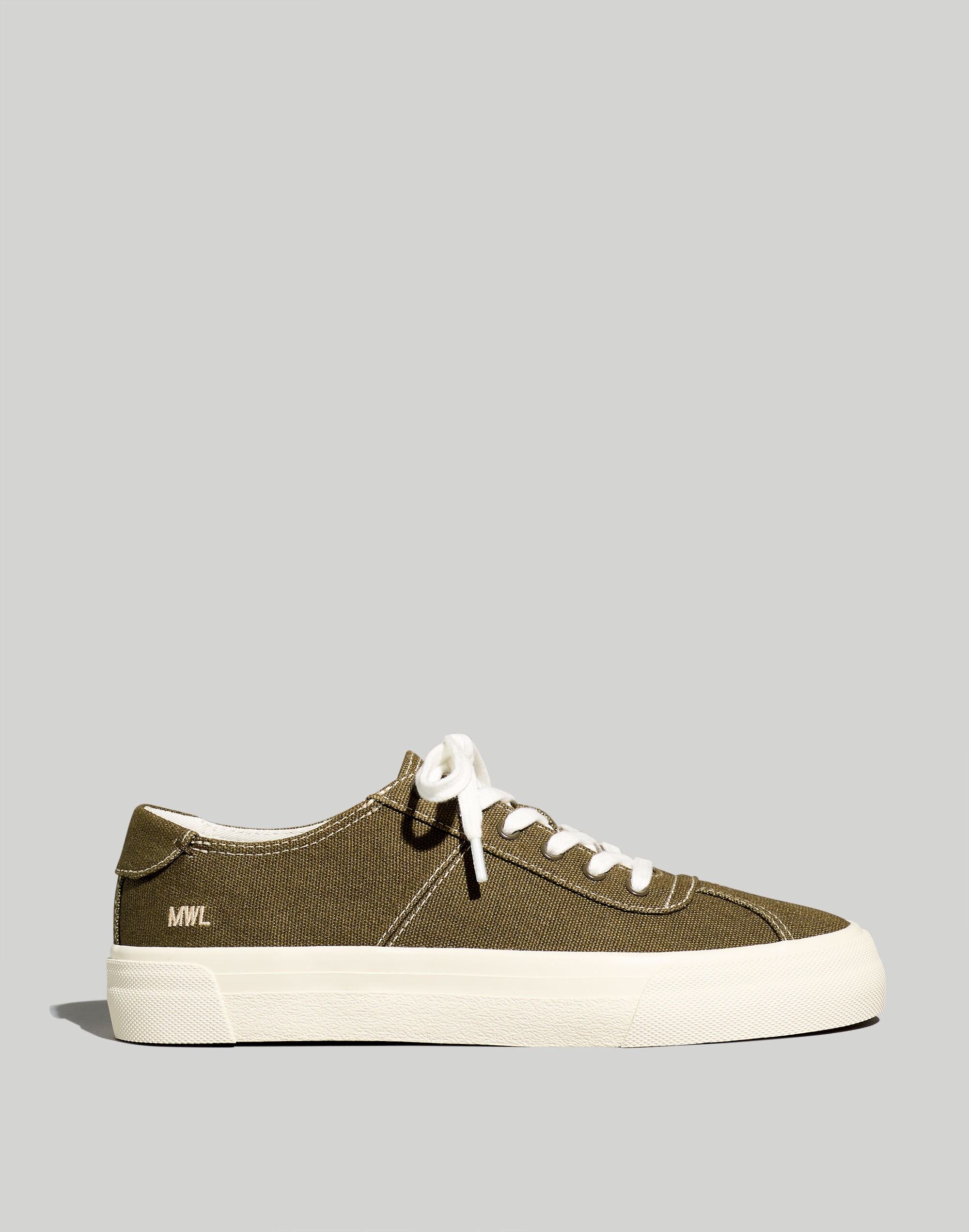 Sidewalk Low-Top Sneakers in Canvas