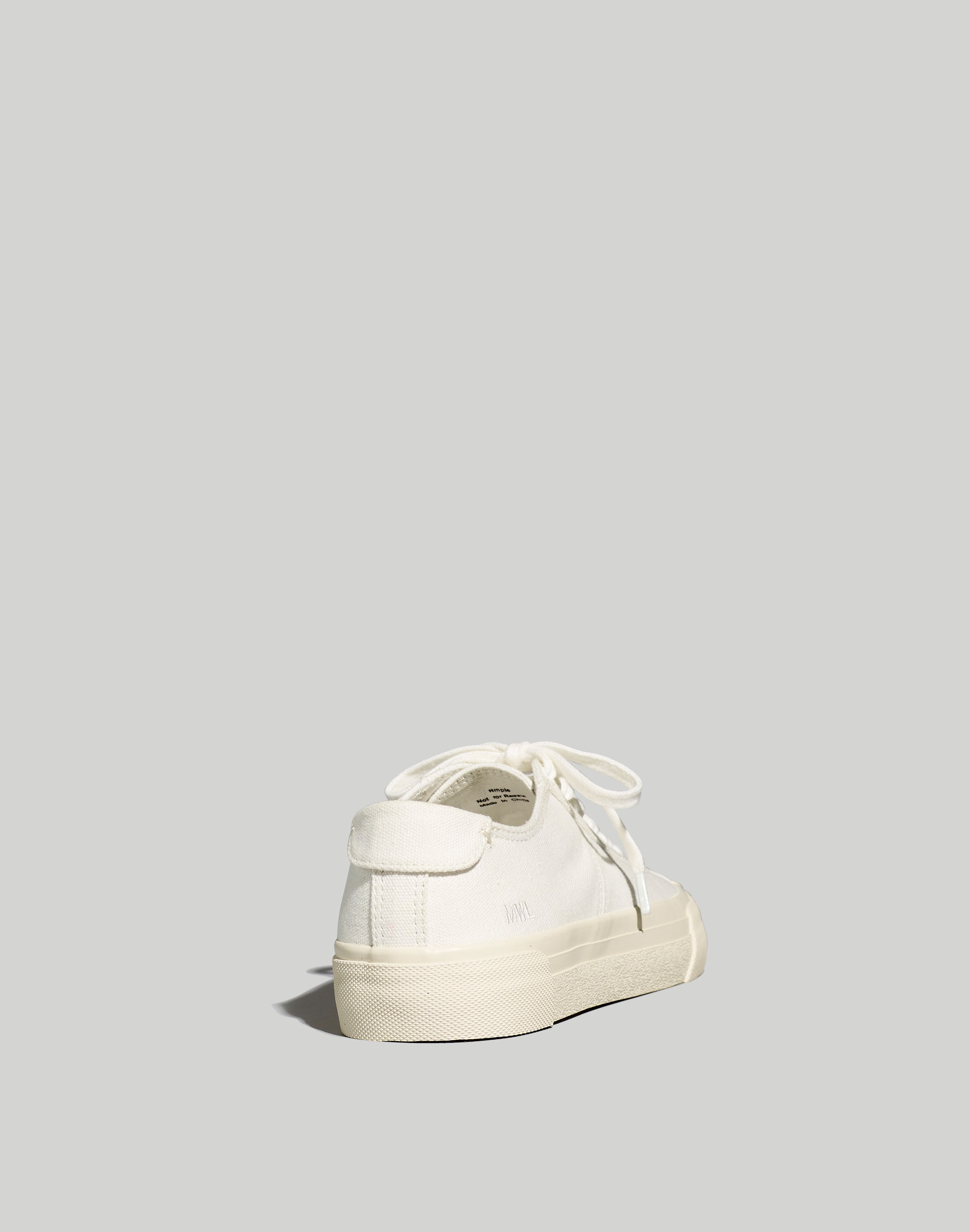 Sidewalk Low-Top Sneakers in Canvas