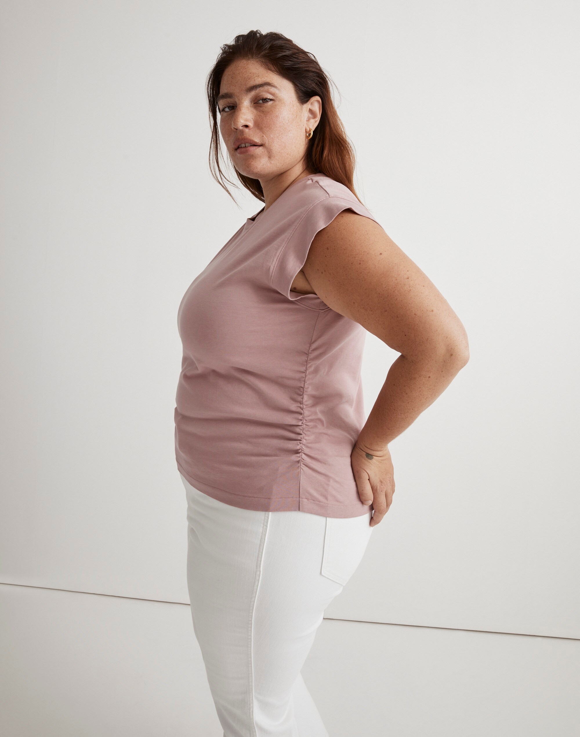 Plus Side-Cinch Muscle Tee